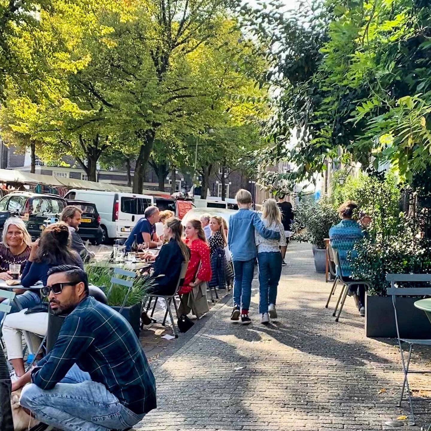 We are back in town! Our oldest two 🥰 growing up in Amsterdam. @noordermarkt #Maria (tante)Antonia Fortunata &amp; #Livius (oom)Koert #exploringtheworld