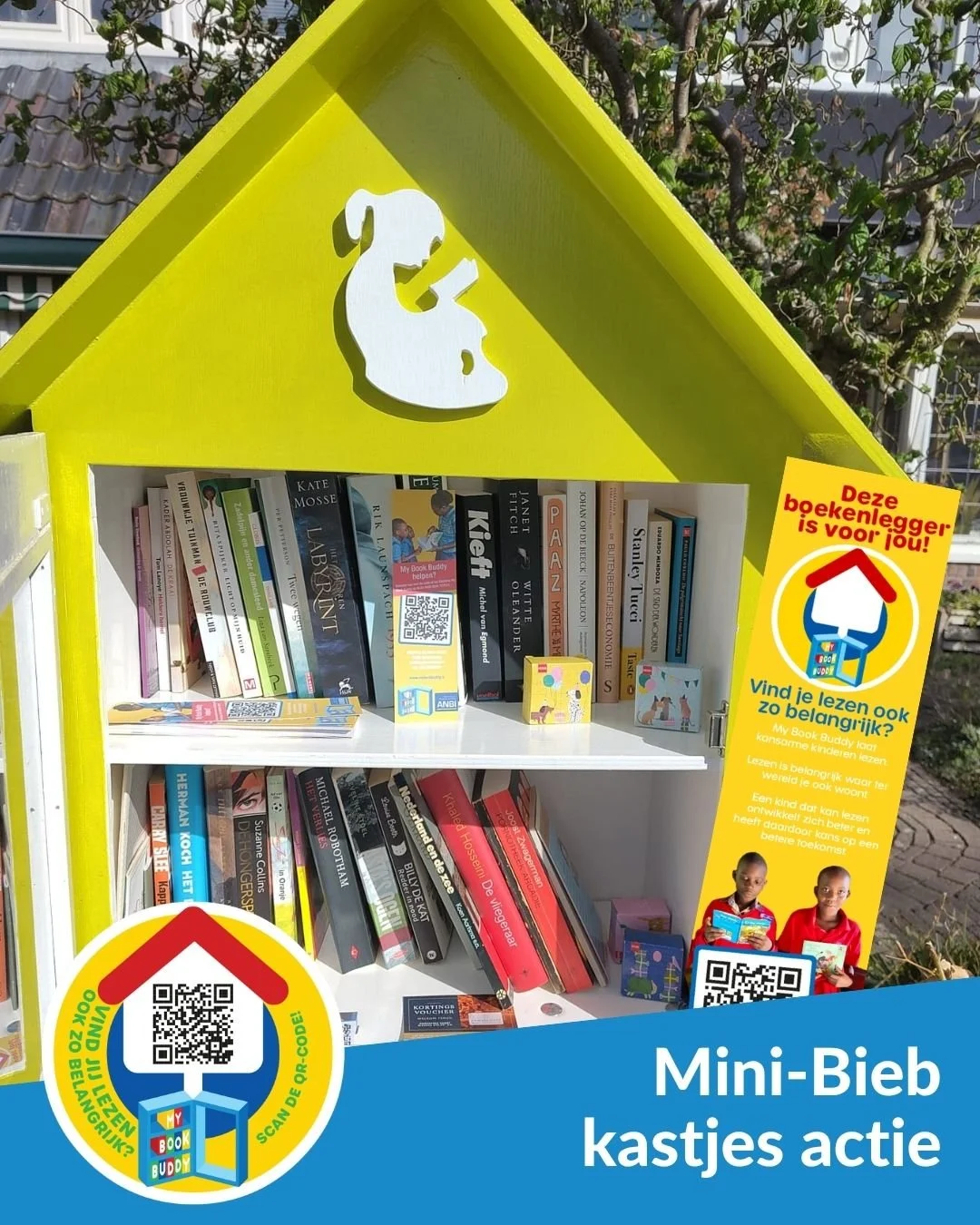📚 Ontdek het vrolijke gele minibieb-huisje in de Lorentzstraat in Amersfoort! Leen of deel boeken en beleef nieuwe leesavonturen.

Ruil jij ook al boeken? Deel je ervaring!

#Boekenhuisje #Amersfoort #Leesplezier #Boekenruil