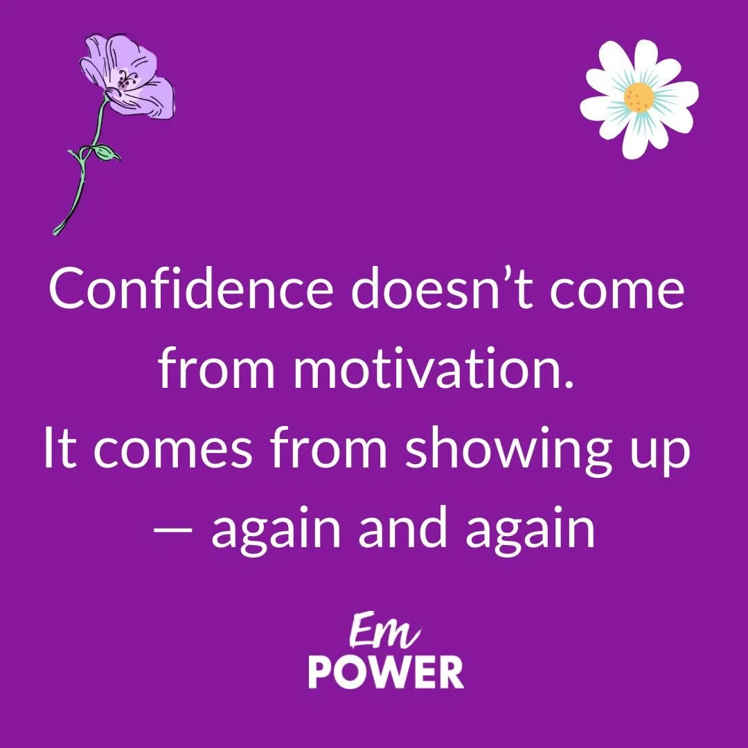 Confidence isn&rsquo;t something that just appears one day ✨

It&rsquo;s built in the small moments
-  the days you show up when you&rsquo;re tired
-  the times you keep going when it would be easier not to
-  the promises you keep to yourself

Motiv