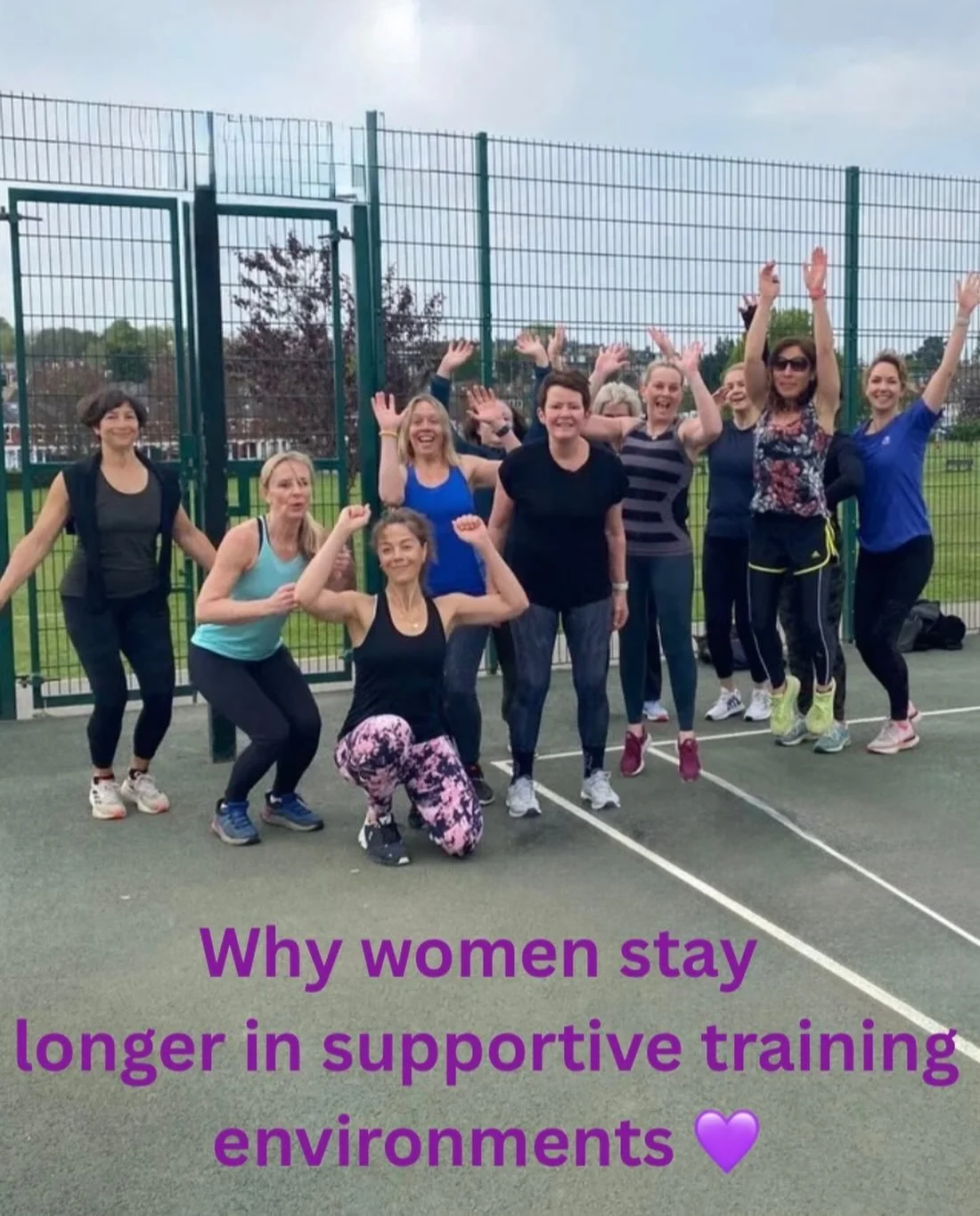 Why women stay longer in supportive training environments 💜

Because it stops being about punishment&hellip;
&hellip;and starts feeling like care.
⠀
🟣

They&rsquo;re not worried about being judged.

They don&rsquo;t feel like they have to &ldquo;ke