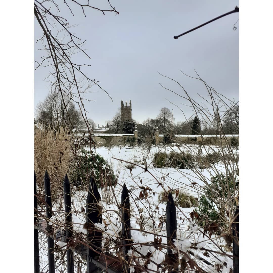 ❄
.
.
.
 #oxford #snow