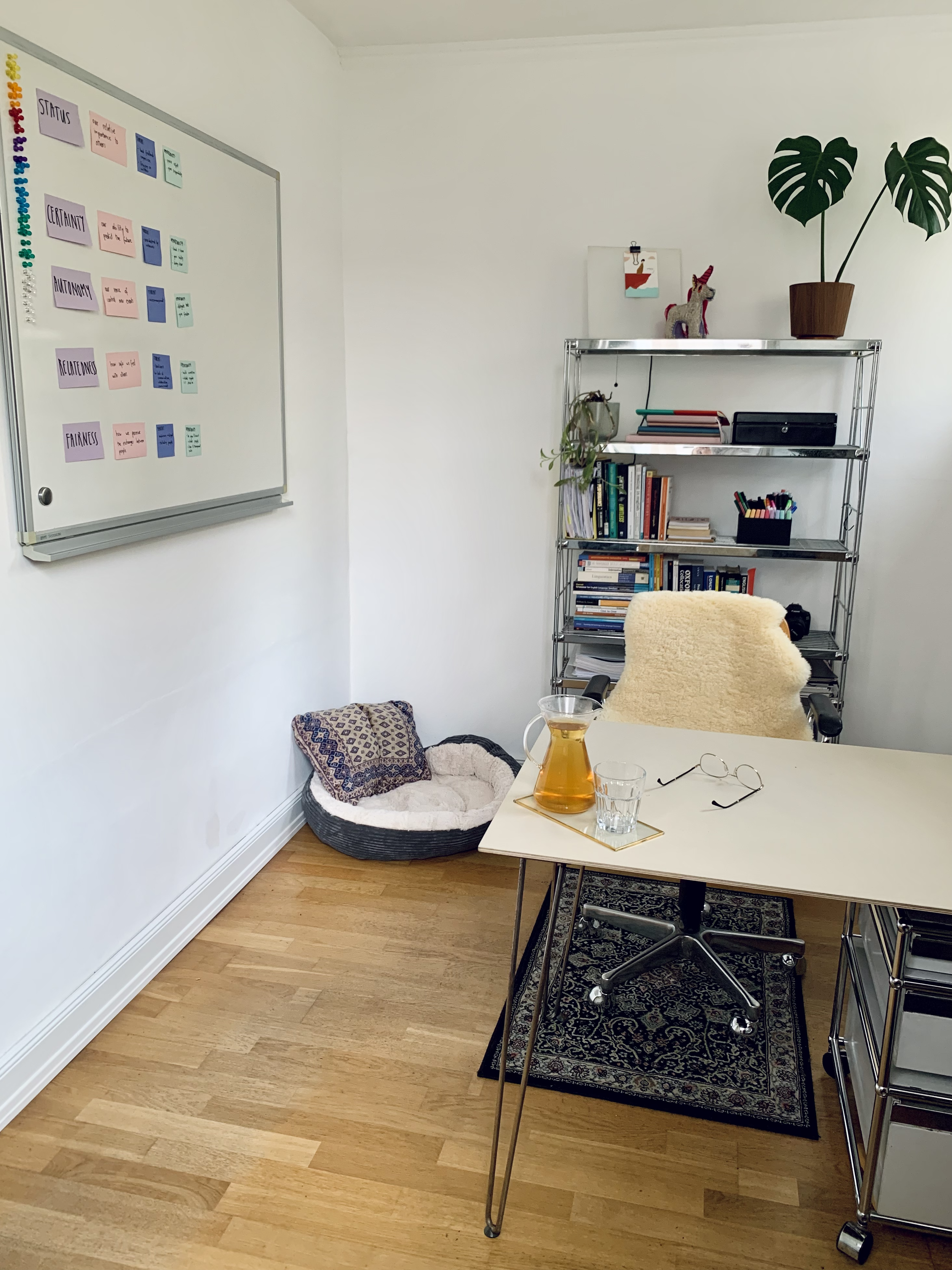 We can meet in my private office...