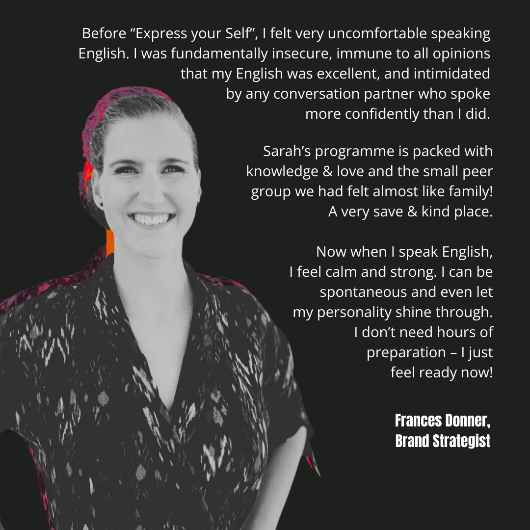 EDGY Language Coaching testimonial