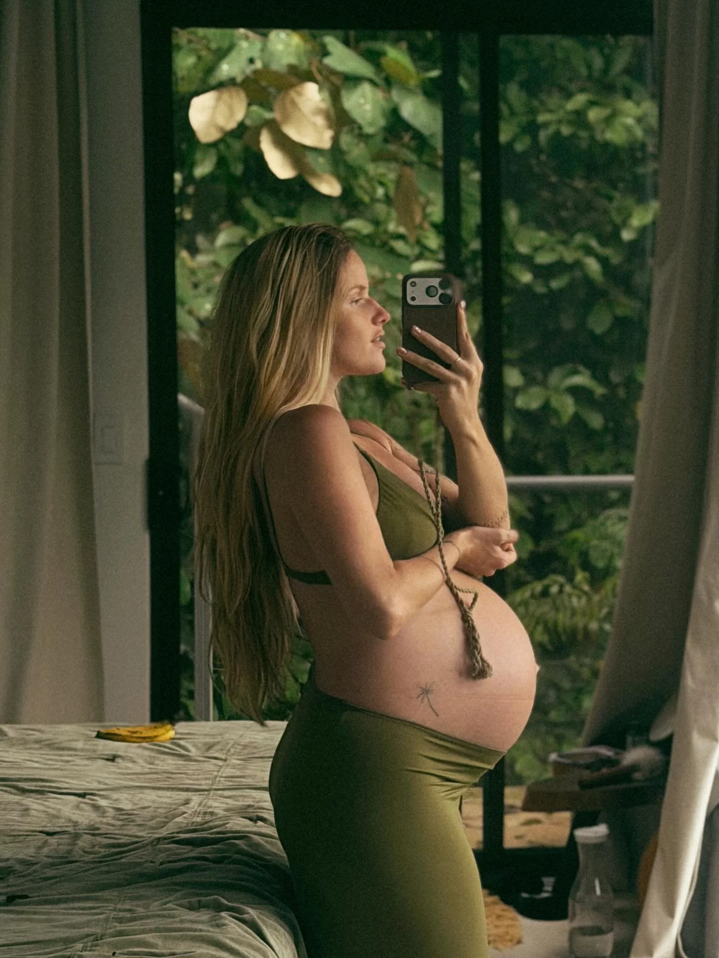 Same home, different season 🌿🐍 Happy two month birthday Ayla Maya Maria 🤍 Thank you for changing our lives and transforming us from the inside out 🪽