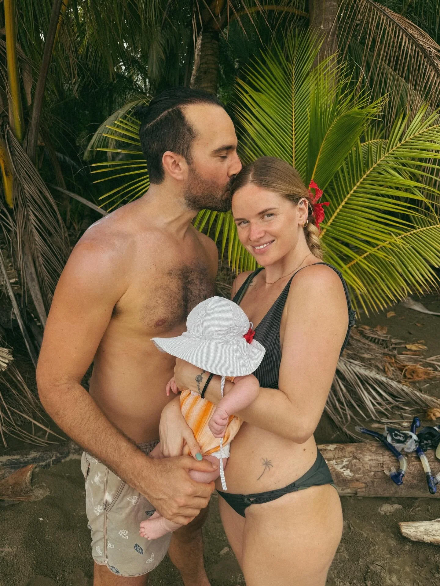 sandy, salty and sleepy 🐚  blessings from our little jungle family to yours 🌿