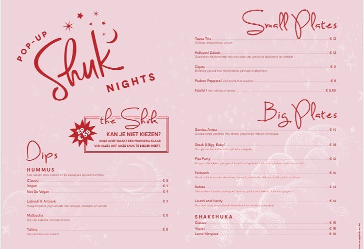 Shuk Nights ✨Pop Up! 🌙 We&rsquo;ve mixed it up with some Shuk favorites, new creations and &lsquo;The Shuk&rsquo;, our tasting experience for those of you who want it all but can&rsquo;t decide! 

🌙Thursday-Saturday 7pm-9:30pm!

✨Reservations recom