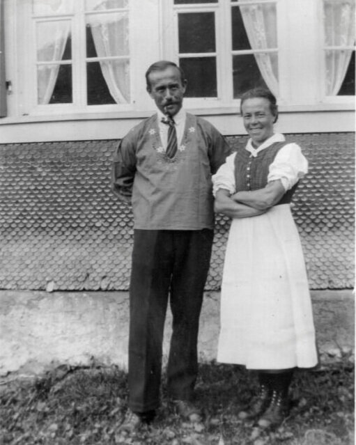 Ehemann Johann und Babette Gisler-Arnold