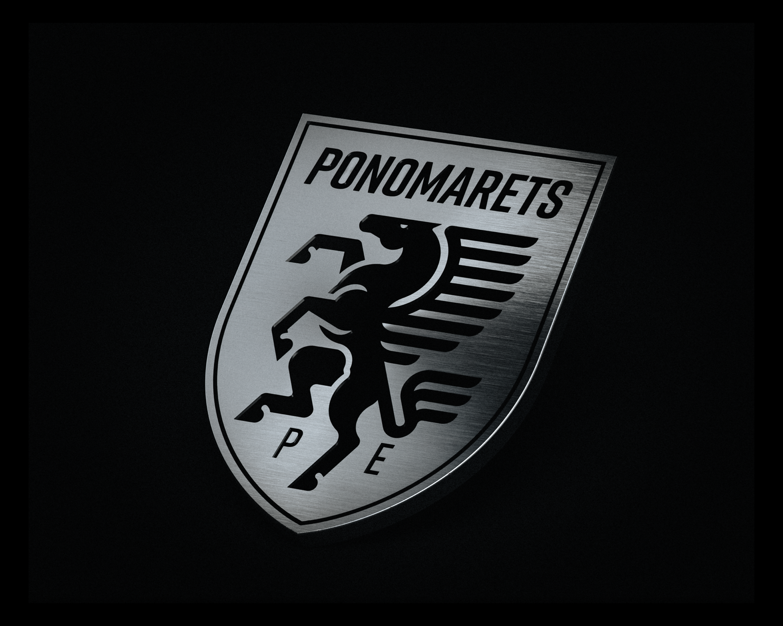 Ponomarets Crest with pegasus emblem.