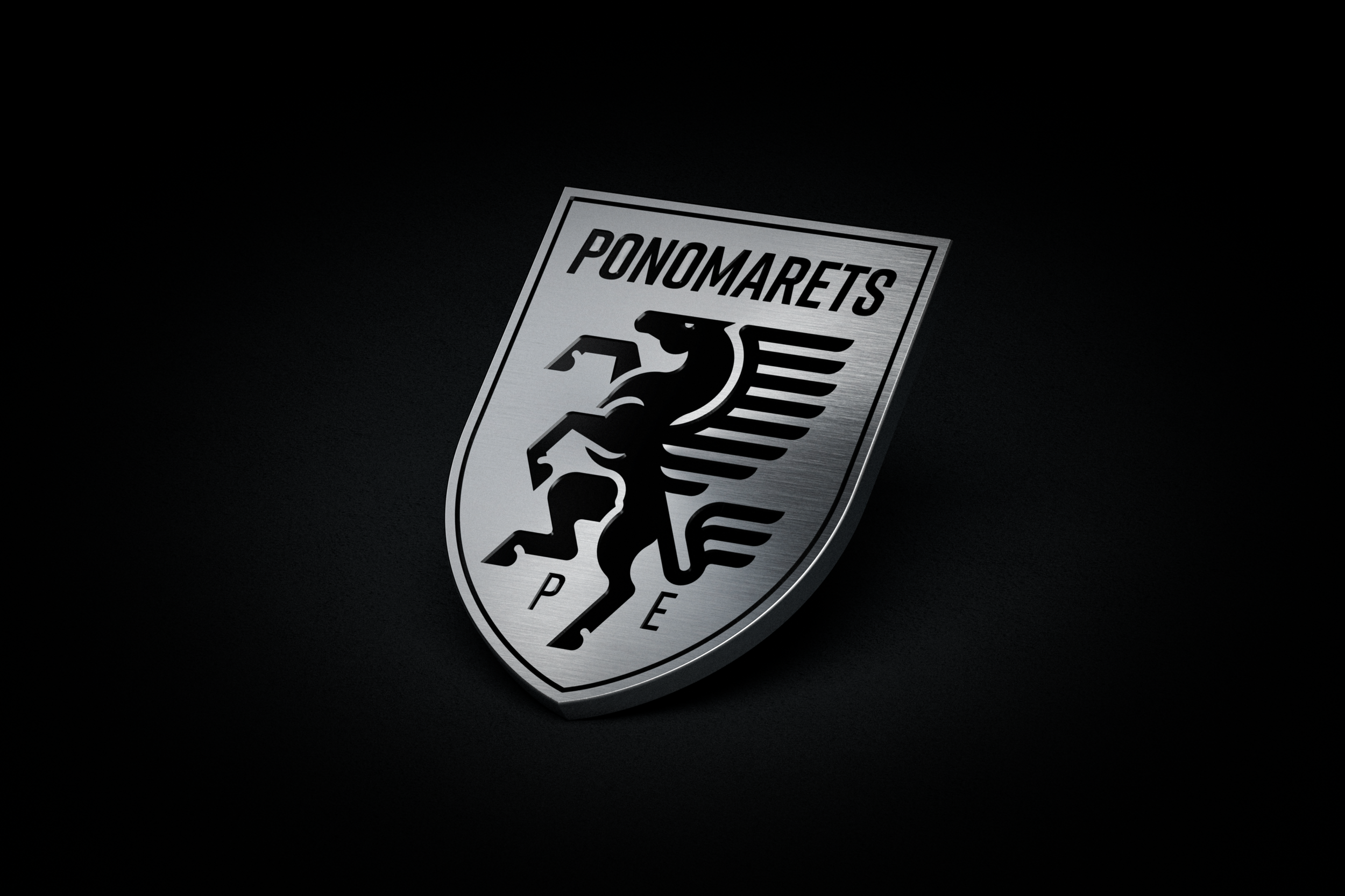 Ponomarets Crest with pegasus emblem.