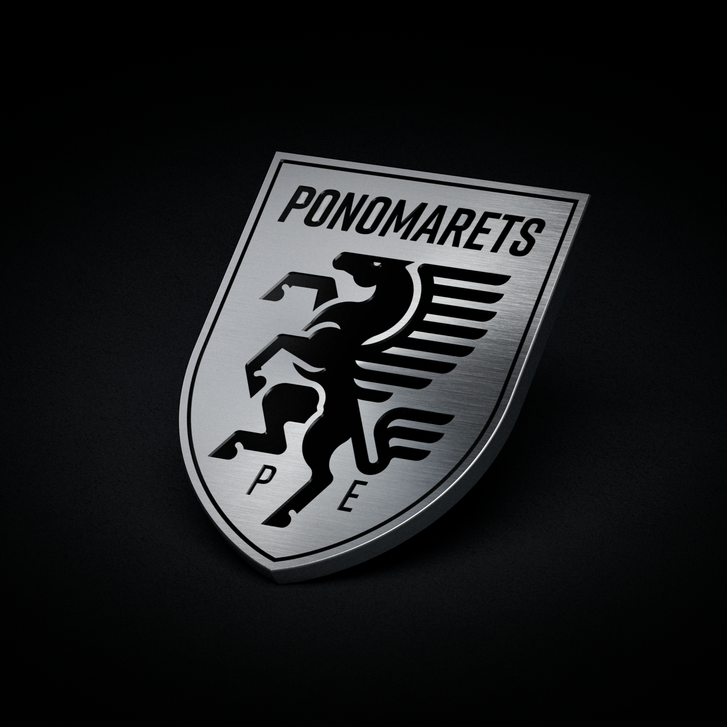 Ponomarets Crest with pegasus emblem.