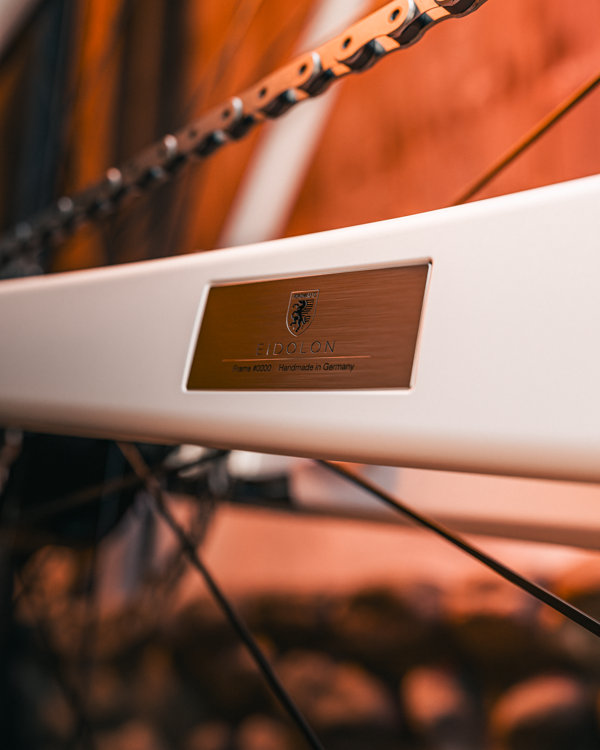 EIDOLON frame plate with Handmade in Germany.