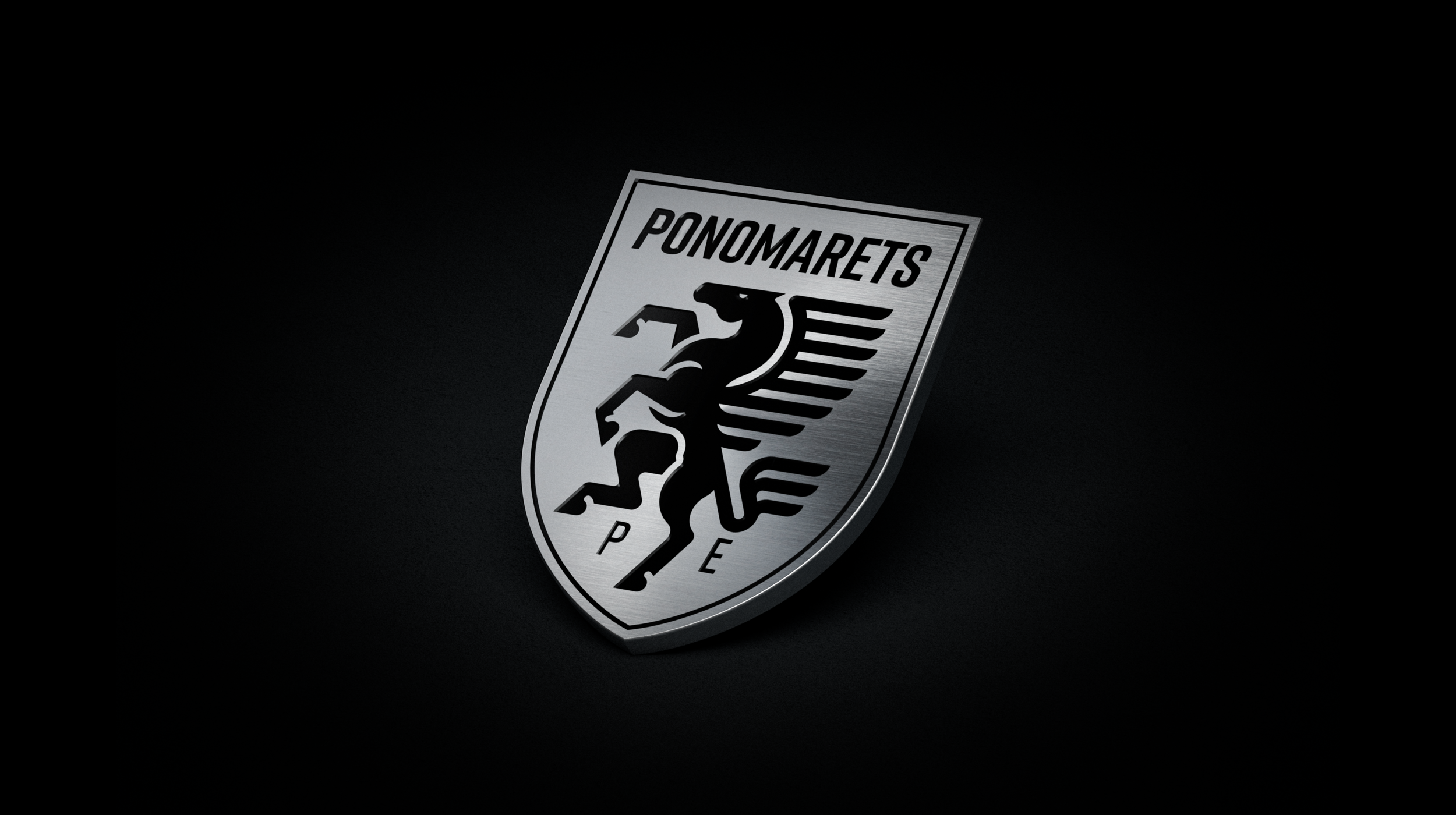 Ponomarets Crest with pegasus emblem.