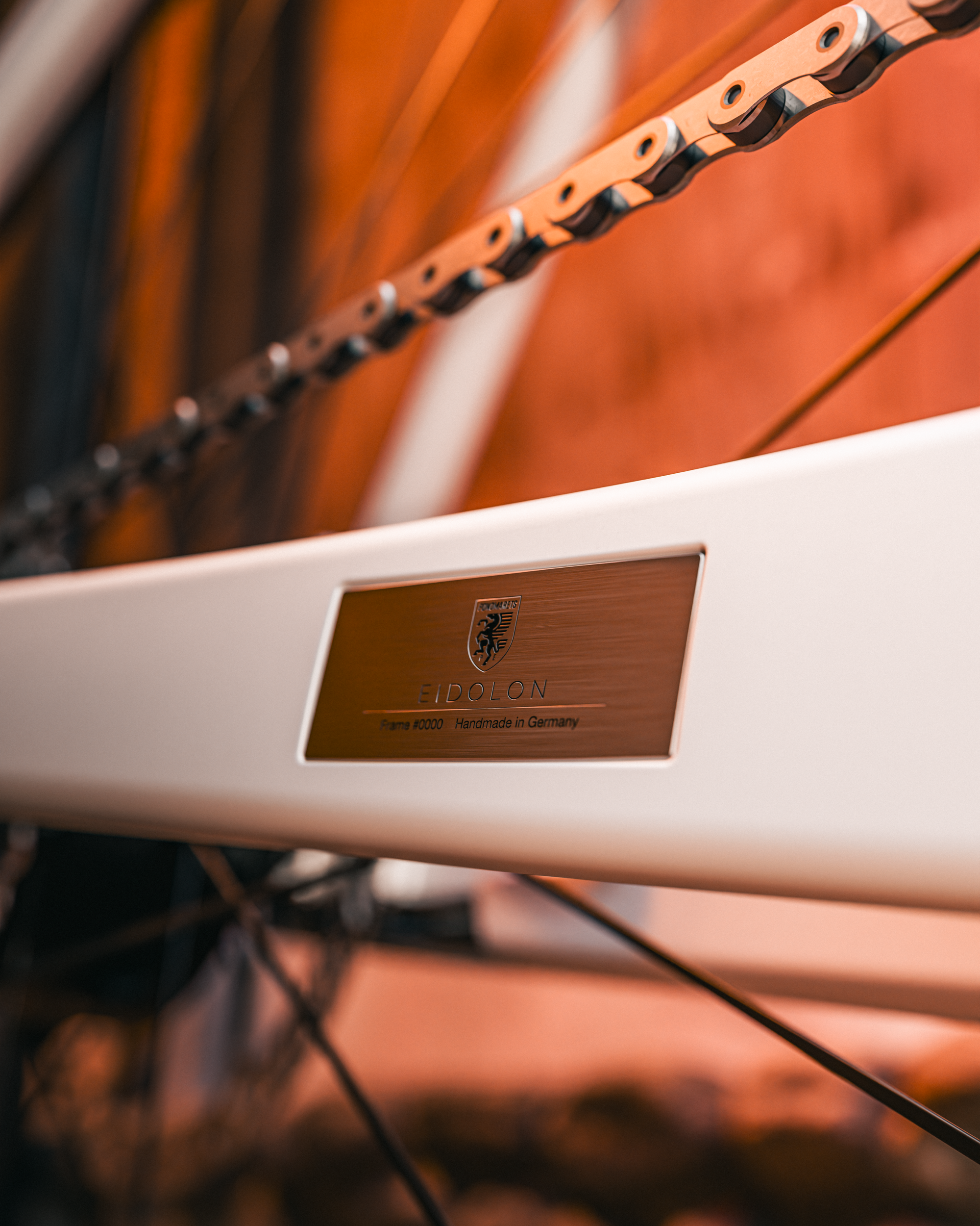 EIDOLON frame plate with Handmade in Germany.