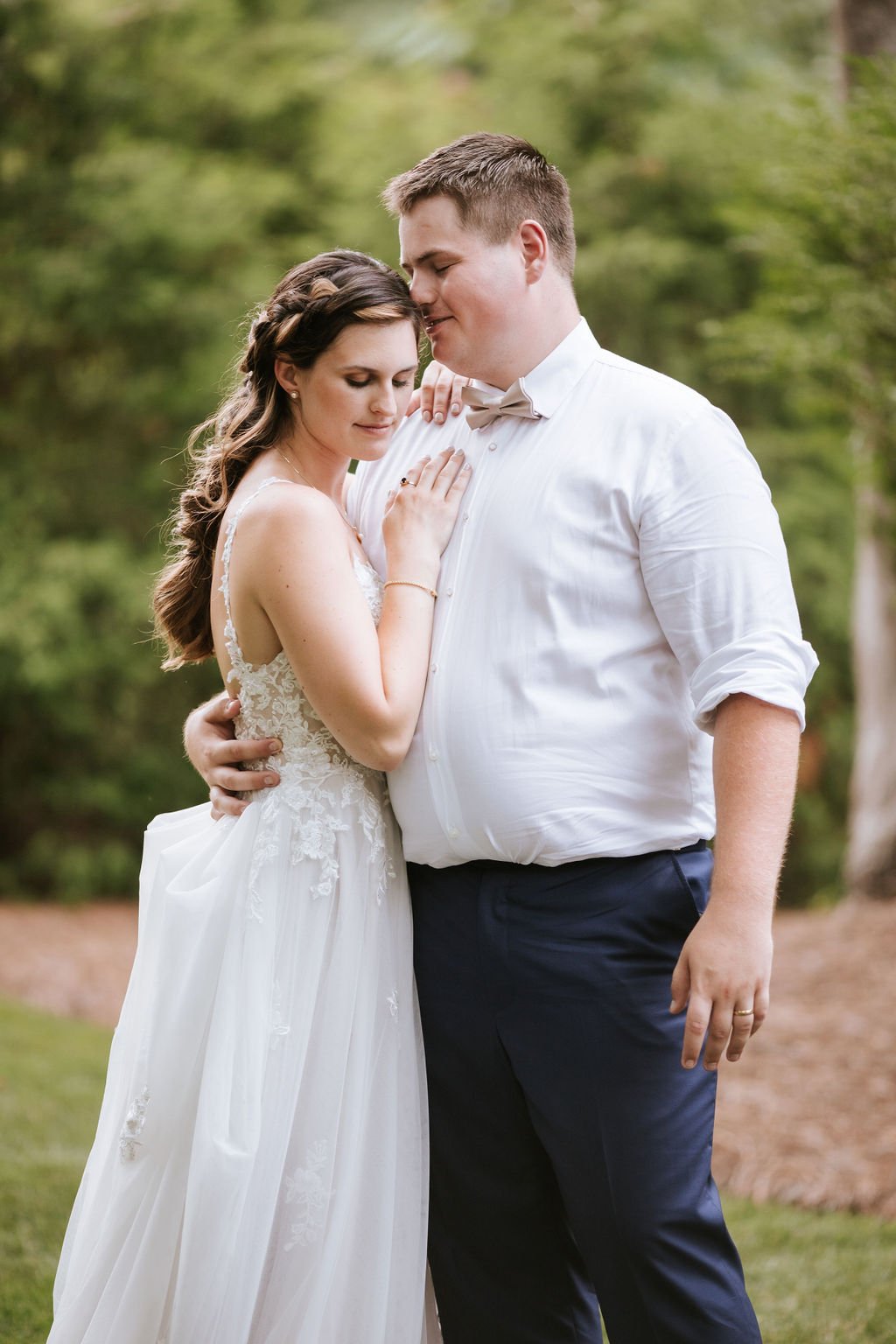 Backyard wedding in Fort mill South Carolina