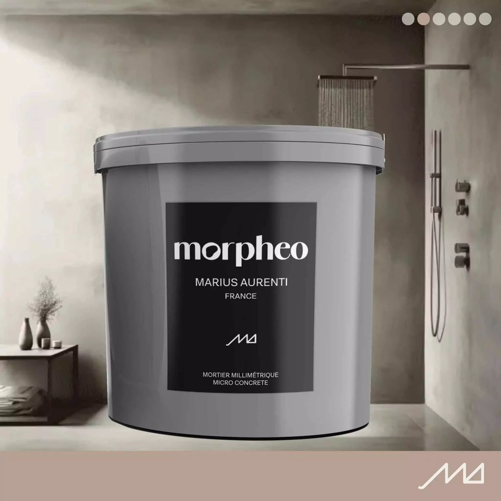 MORPHEO - Béton ciré kit for Bathrooms