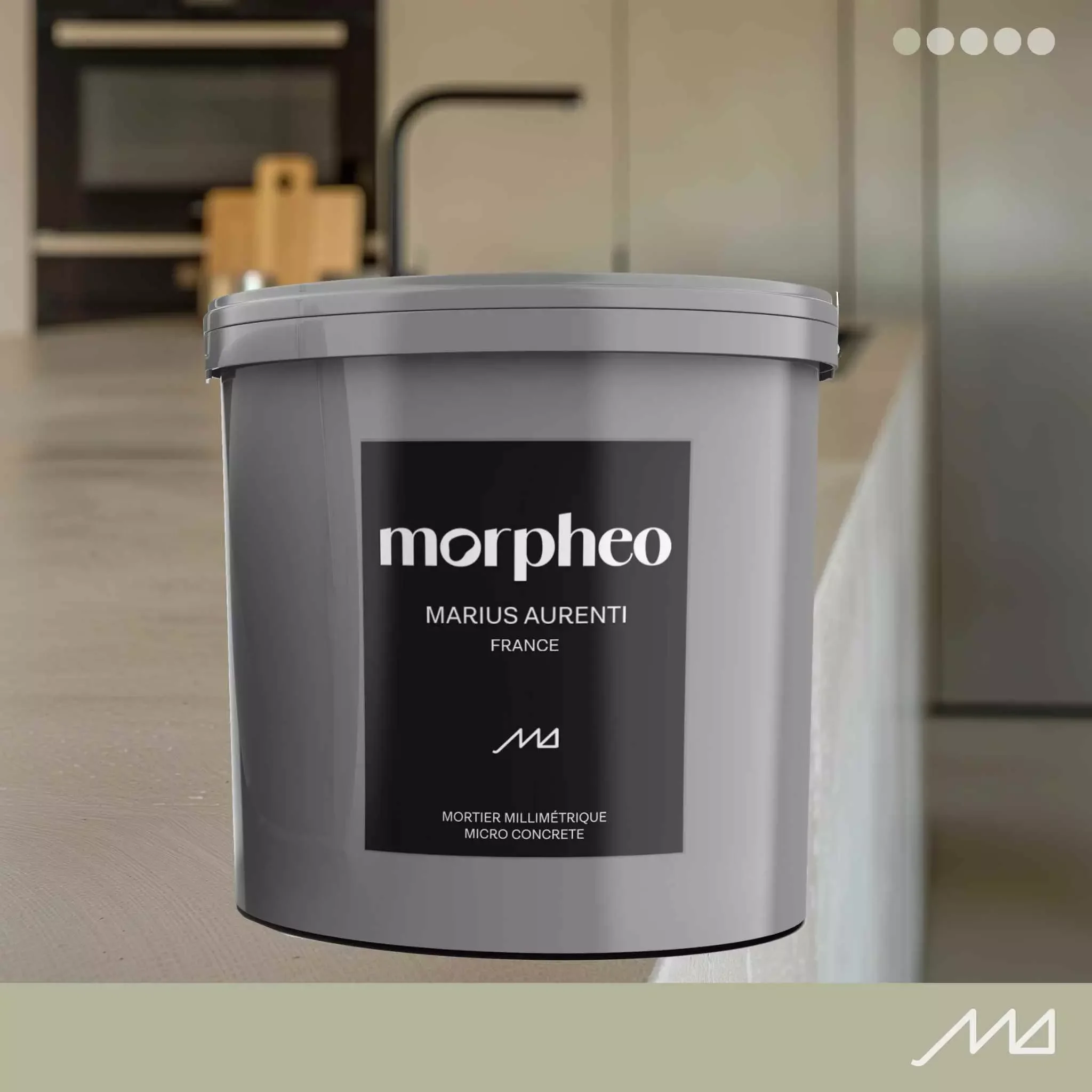 MORPHEO - Béton Ciré Kit for Worktops & Furniture