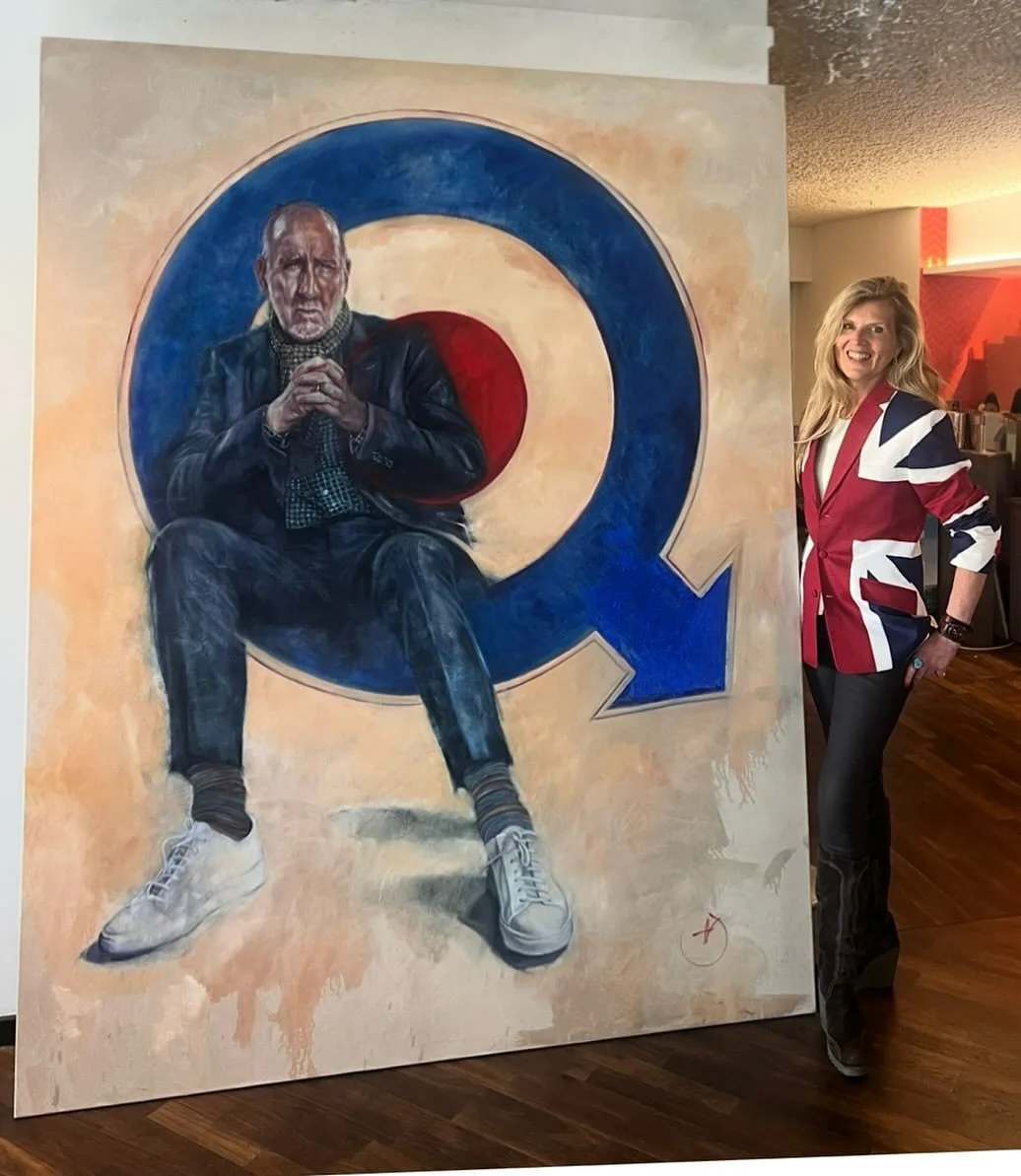 Totally thrilled to finally share my portrait of Pete Townshend @yaggerdang at the World Premiere of Quadrophenia Ballet- @quadmodballet - there are a series of paintings on show & more in development!
My deepest thanks to all the cast and crew f