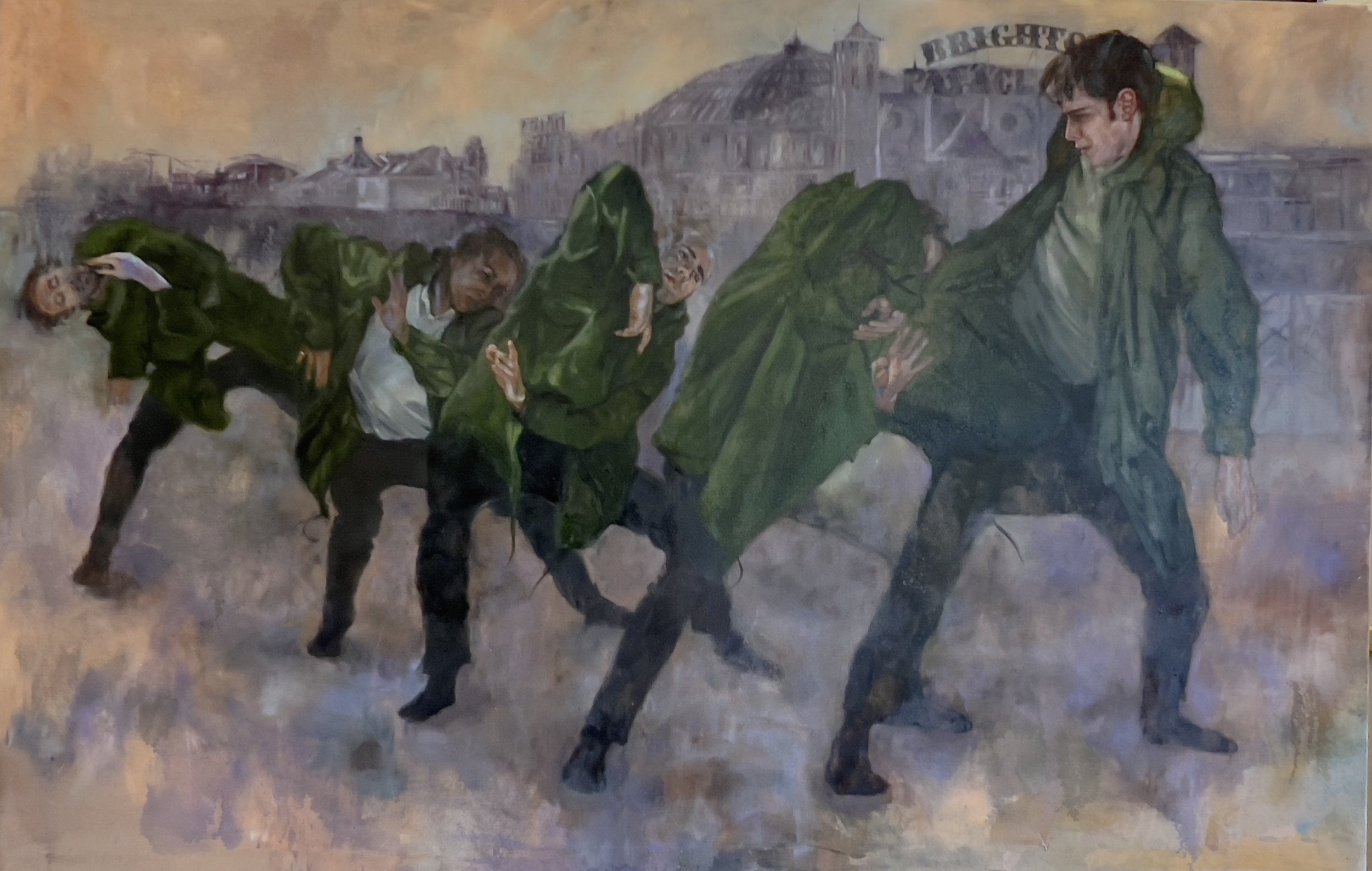 Brighton Pier from Quadrophenia, painting by Henrietta Graham