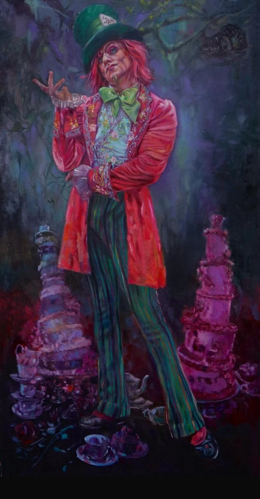 'Mad Hatter: Am I going mad' Alice: Yes, you're mad, bonke off the top of your head...but.. tell you a secret. All the best people are.'