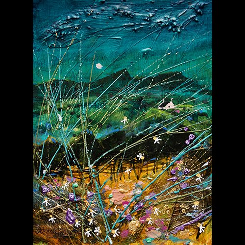 Moonlit Hedgerow