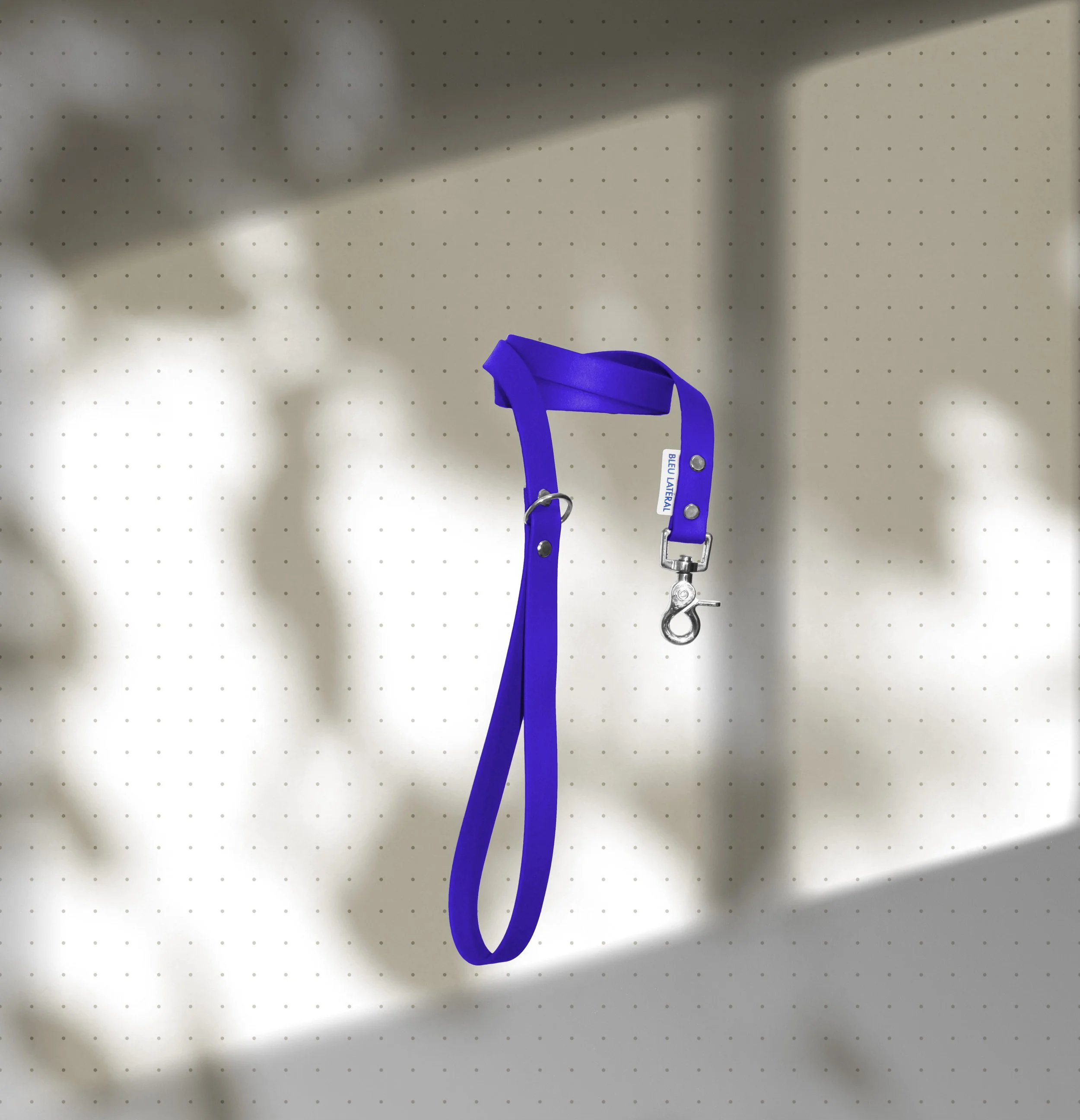 laisse chien impermeable bleu urbain style - Bleu Latéral.jpg