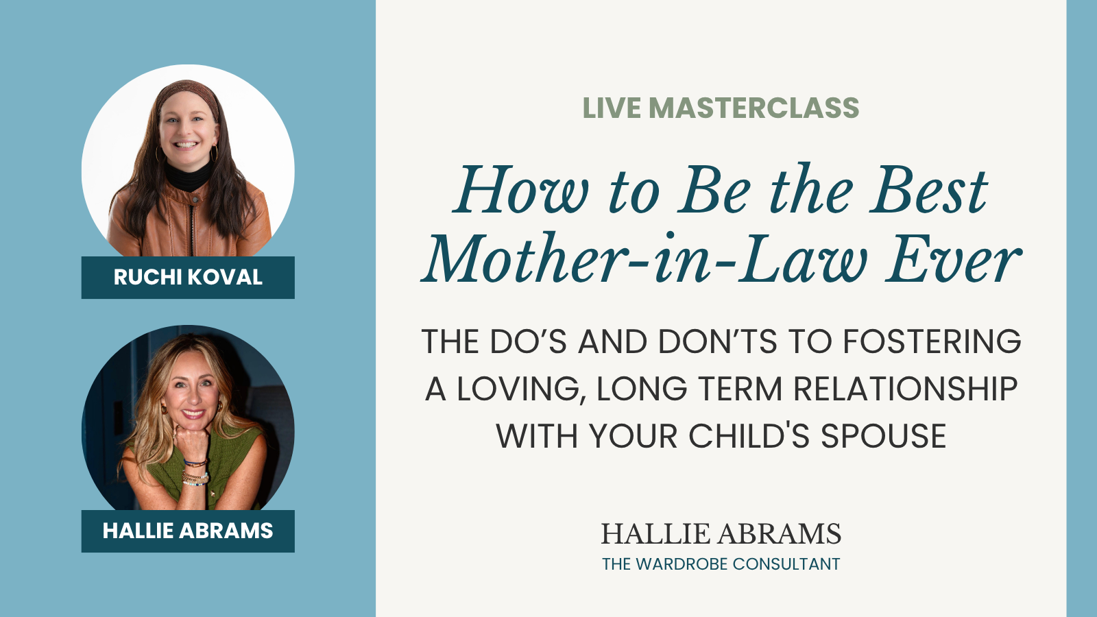 mother-in-law masterclass