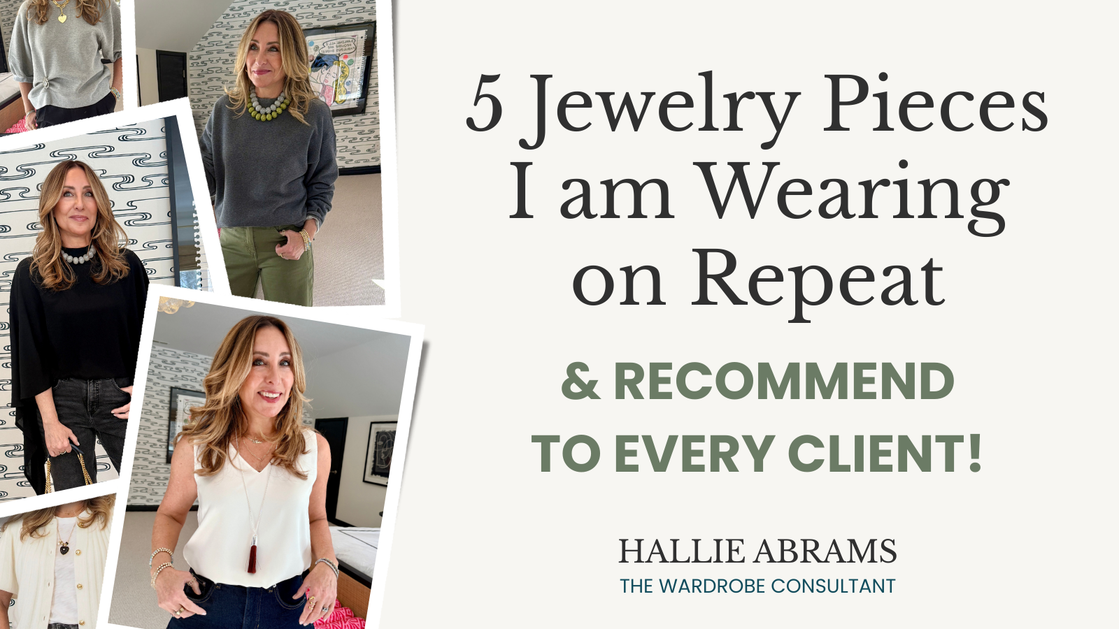 5 Jewelry Pieces I'm Wearing on Repeat (And Recommend to Every Client)