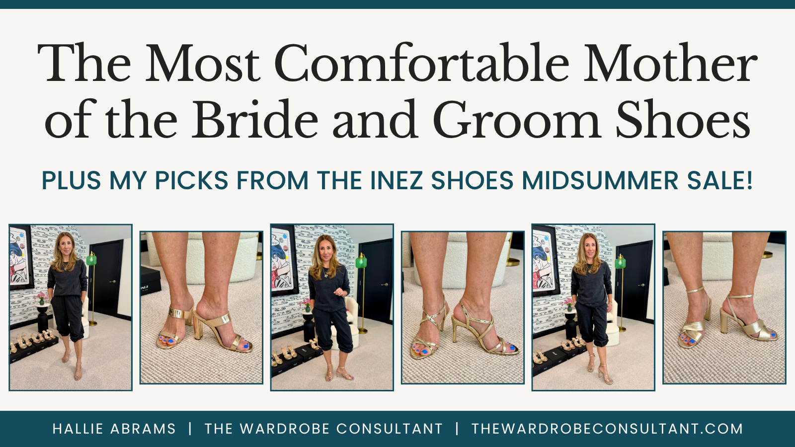 The Most Comfortable Mother of the Bride and Groom Shoes I've Found feat. Inez