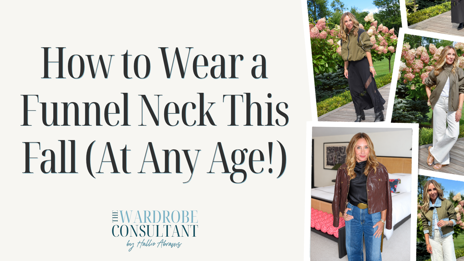 How to wear a funnel neck at any age