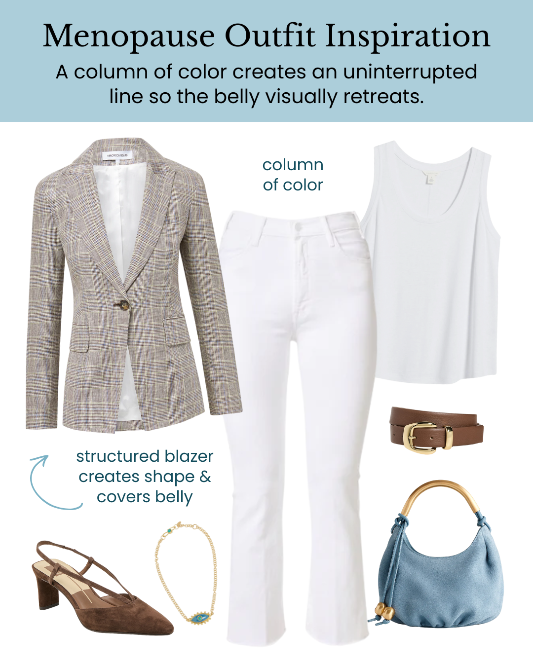 Menopause Outfit Column of Color