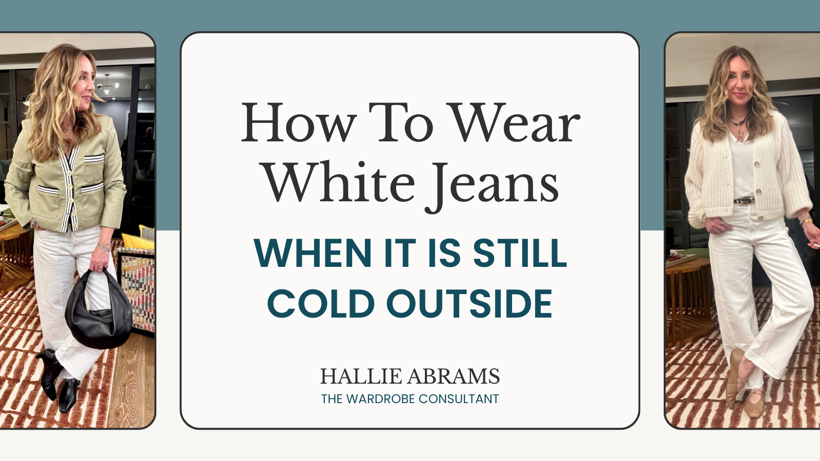 How To Wear White Jeans in March