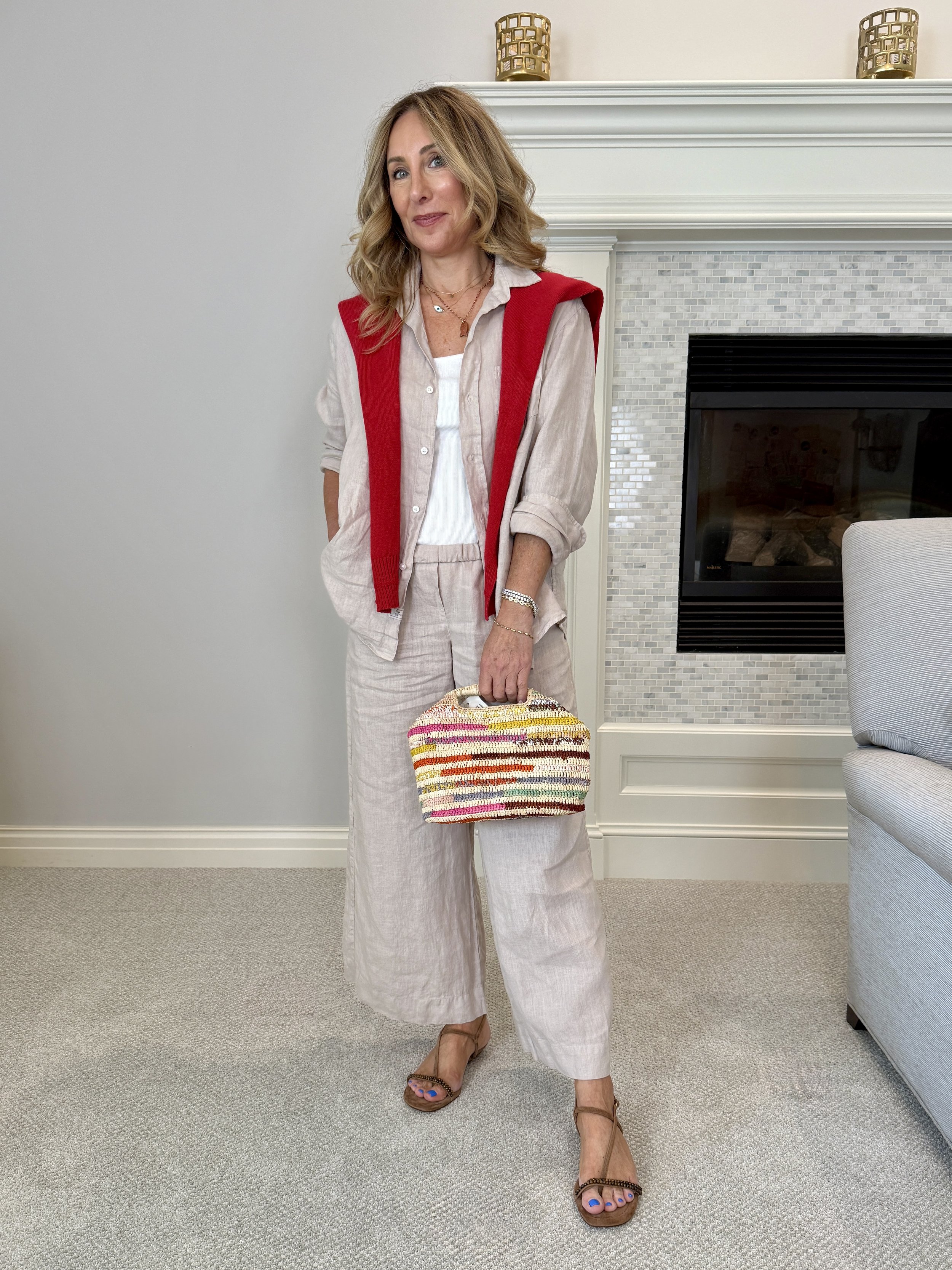 how to style linen set