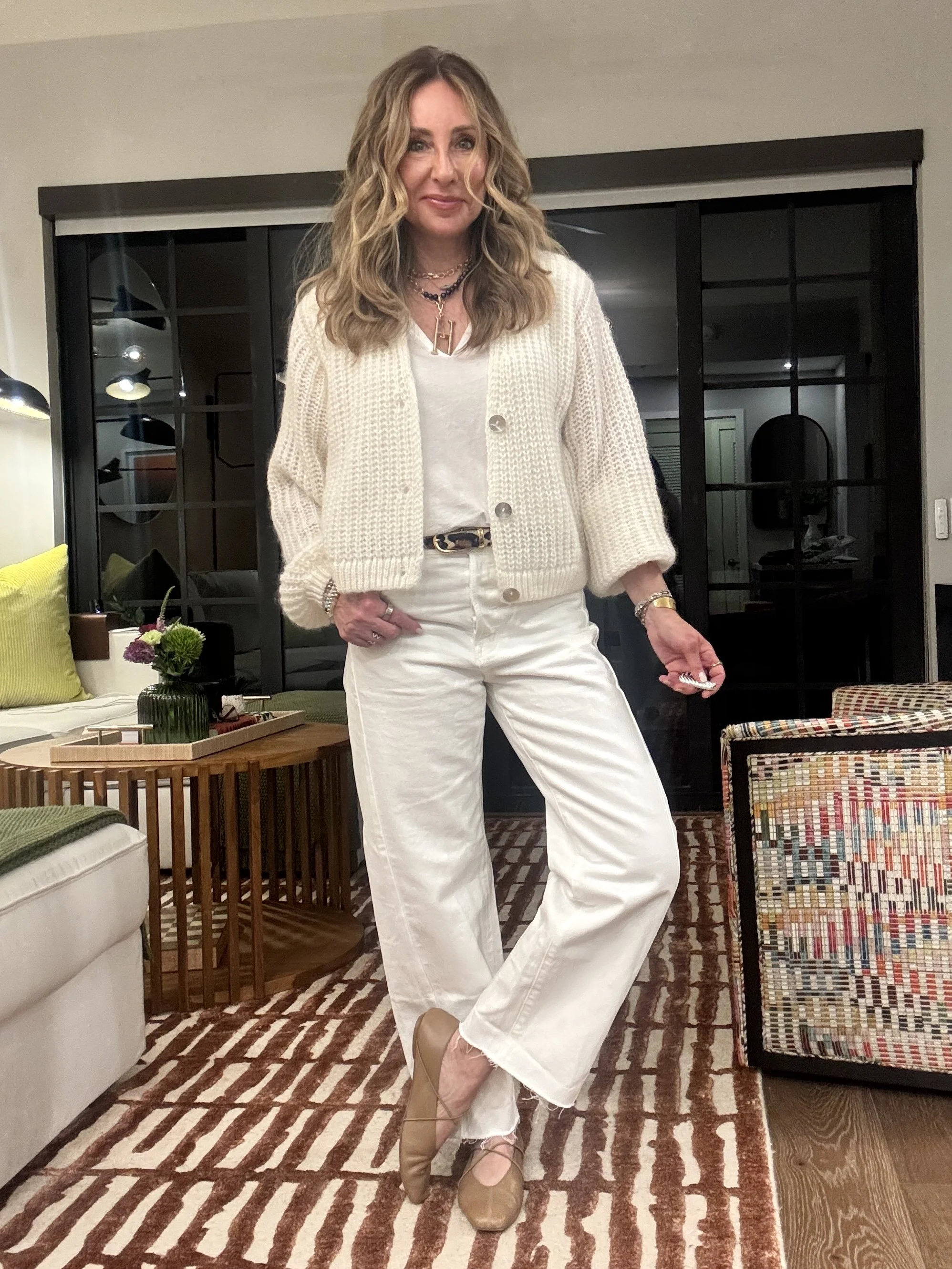 White Jeans Monochromatic