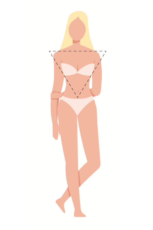Inverted Triangle Body Shape