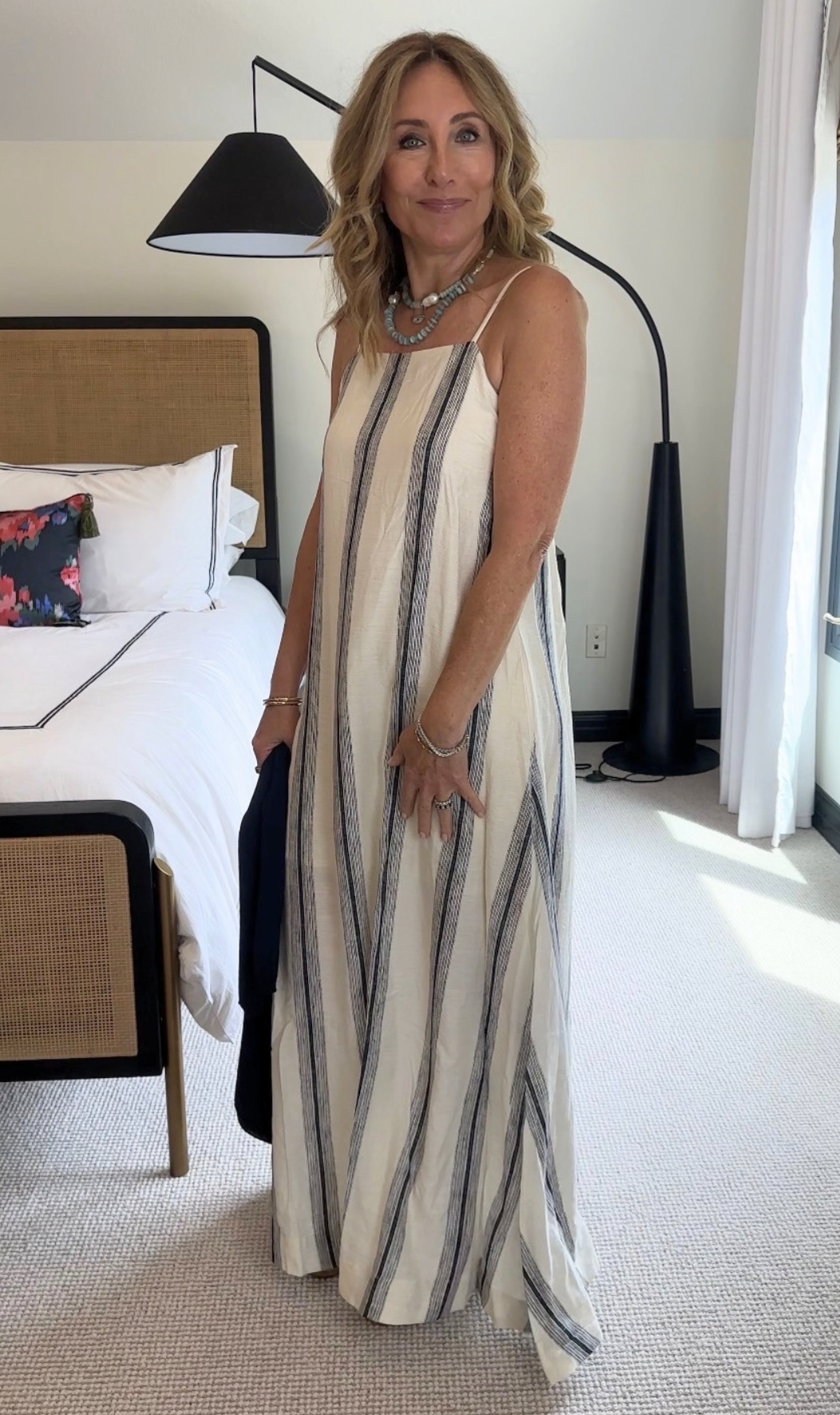 striped dress for summer