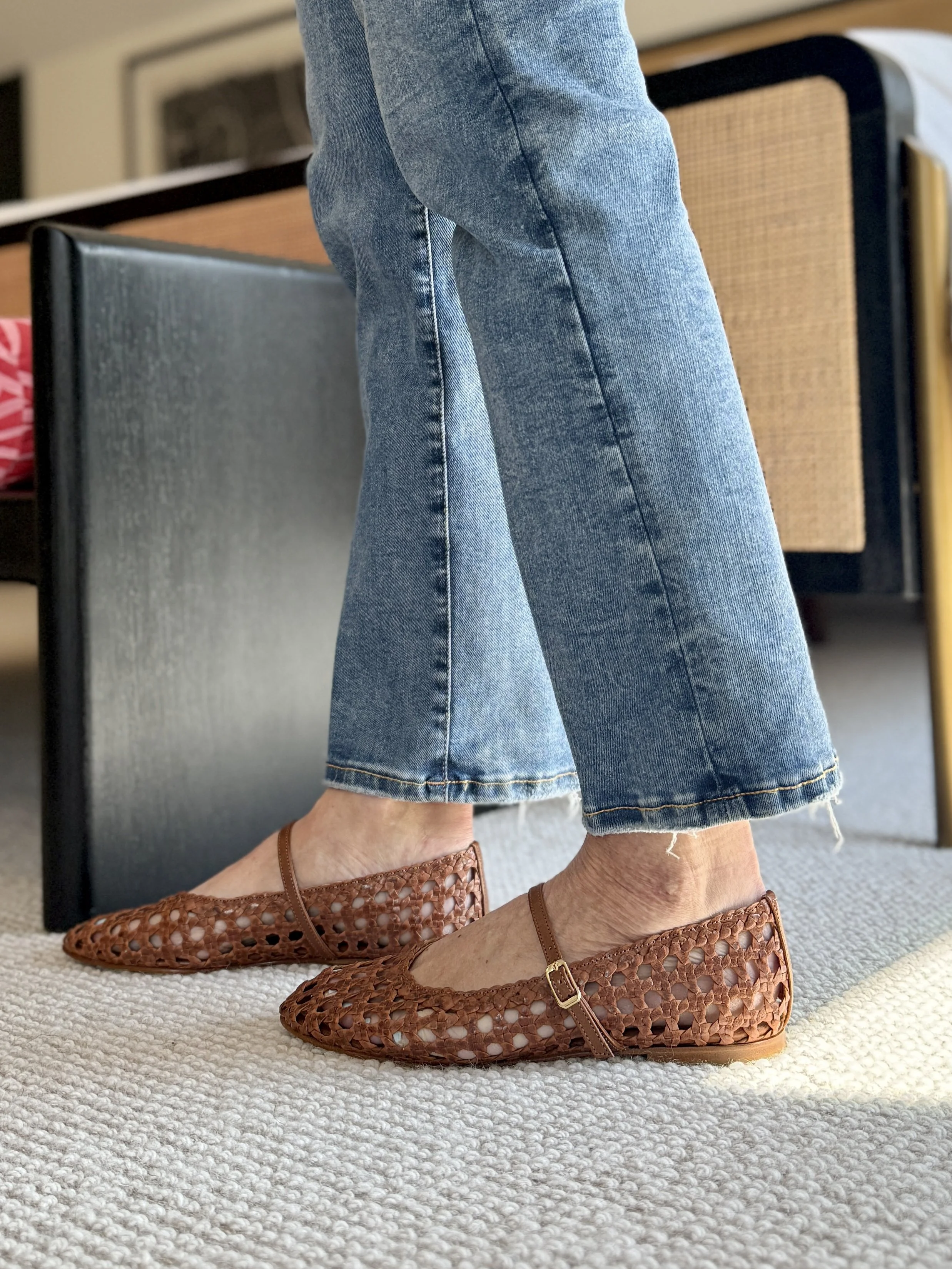 woven ballet flats for spring