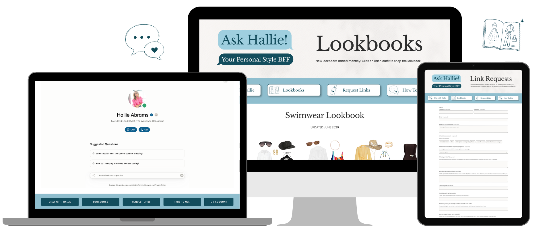 Ask Hallie Mockup