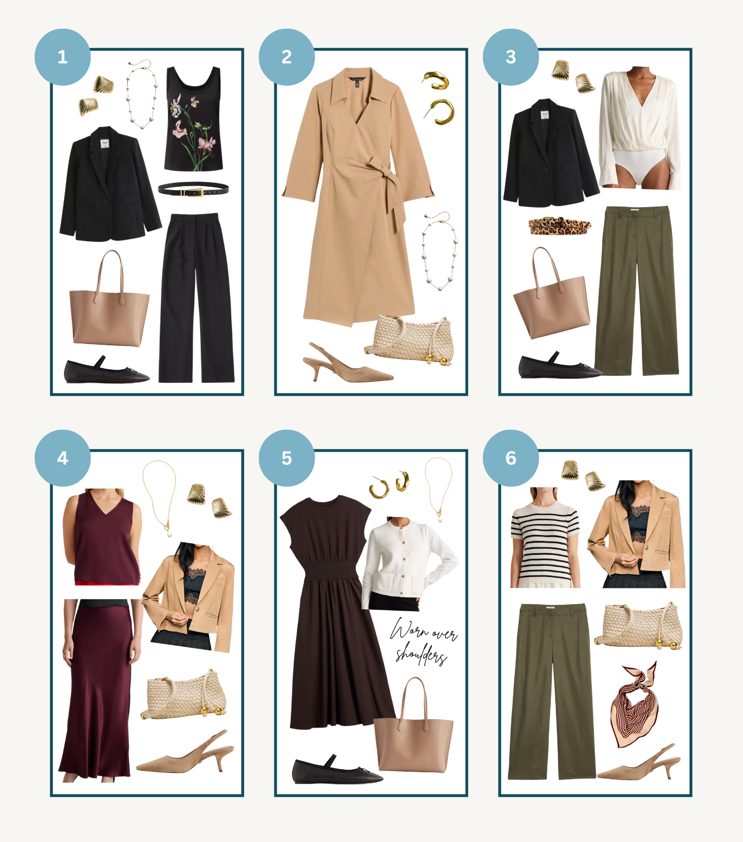 Corporate Capsule Wardrobe Outfits
