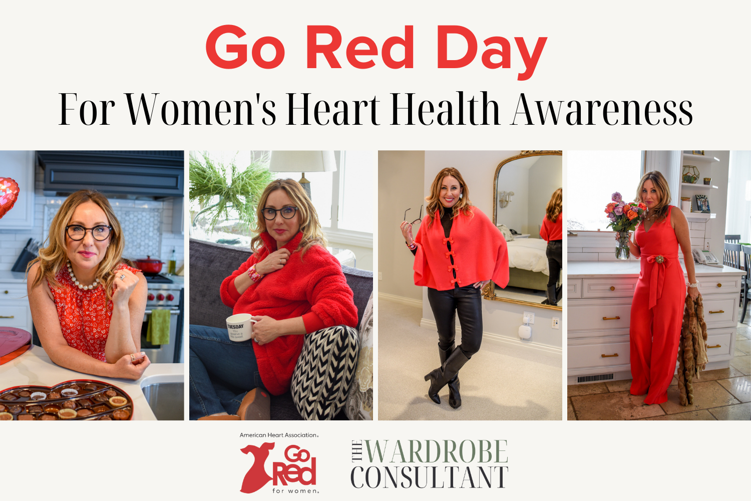 Go Red Day For Women's Heart Health Awareness — The Wardrobe Consultant