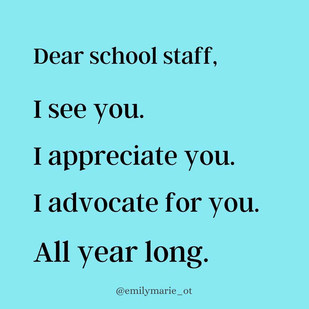 Working in the school system these last 3 years with the changing health climate of the world has been so incredibly difficult.

Yes, a week of extra special love for teacher appreciation is nice, but let&rsquo;s bump it up the rest of the year too. 