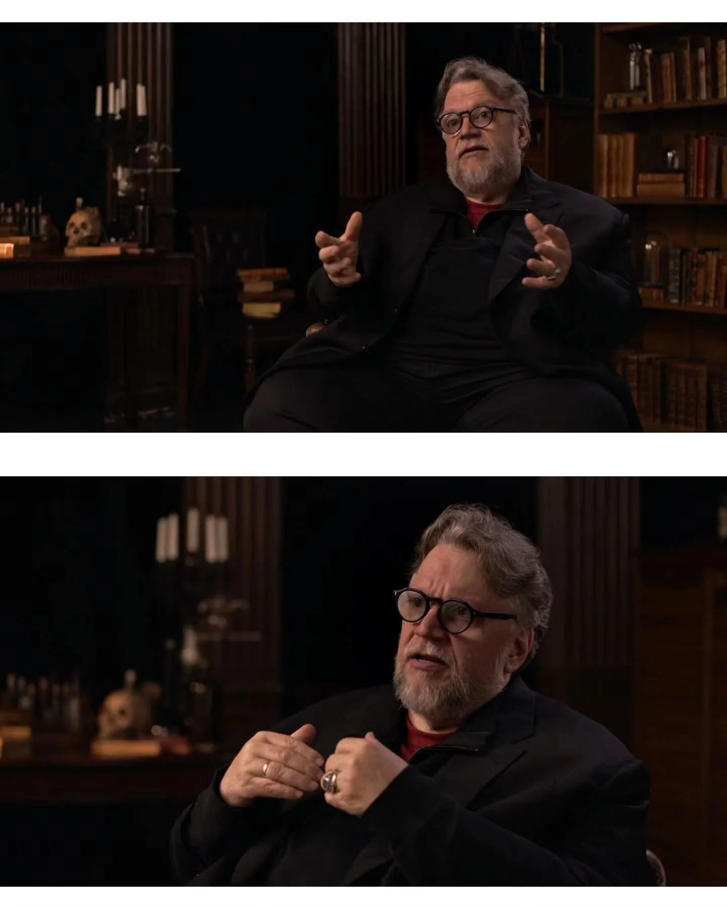 An honour to DP these interviews with Frankenstein director @gdtreal and composer Alexandre Desplat for @netflix! 

Director: Javier Soto 
Netflix Producer: Lissa Black
Workhouse Creative Director: Nathan Wiley
Workhouse Producer: Cecilie Tett
Wolfsh