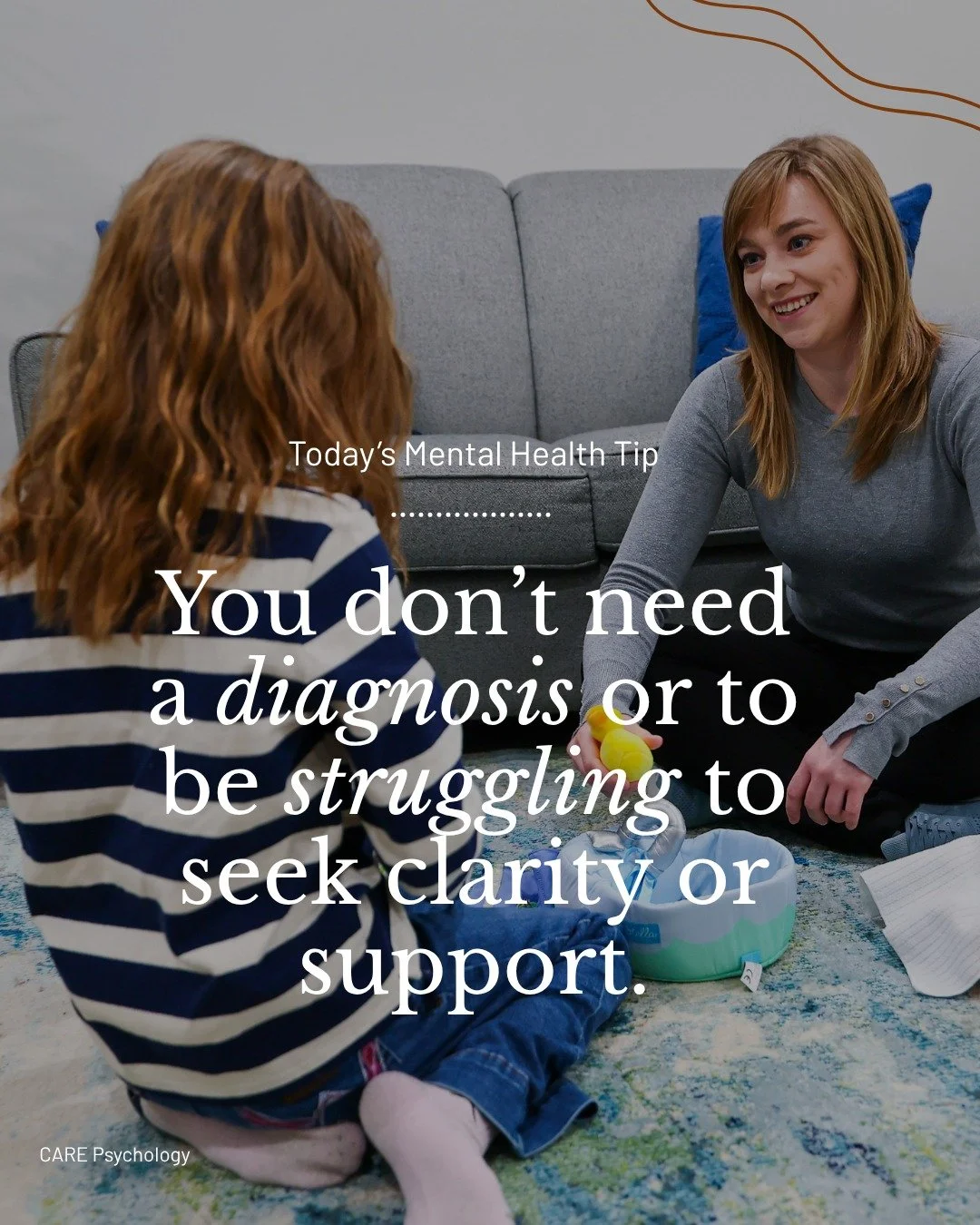 You don't have to be "broken" to want to grow. 🌿

There's a common misconception that therapy is only for the "big stuff", that you have to be in the middle of a crisis before you book your first appointment.

But the truth is, y