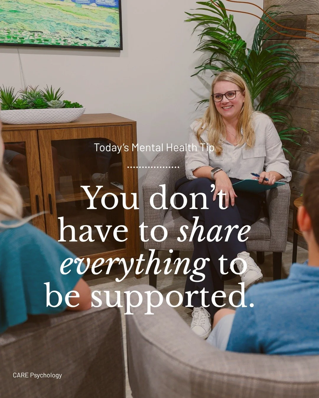 One of the biggest myths about therapy is that you&rsquo;re expected to walk in and lay everything out all at once.

That to make progress, you need a clear story, the right words, and a full understanding of why you feel the way you do. For many peo