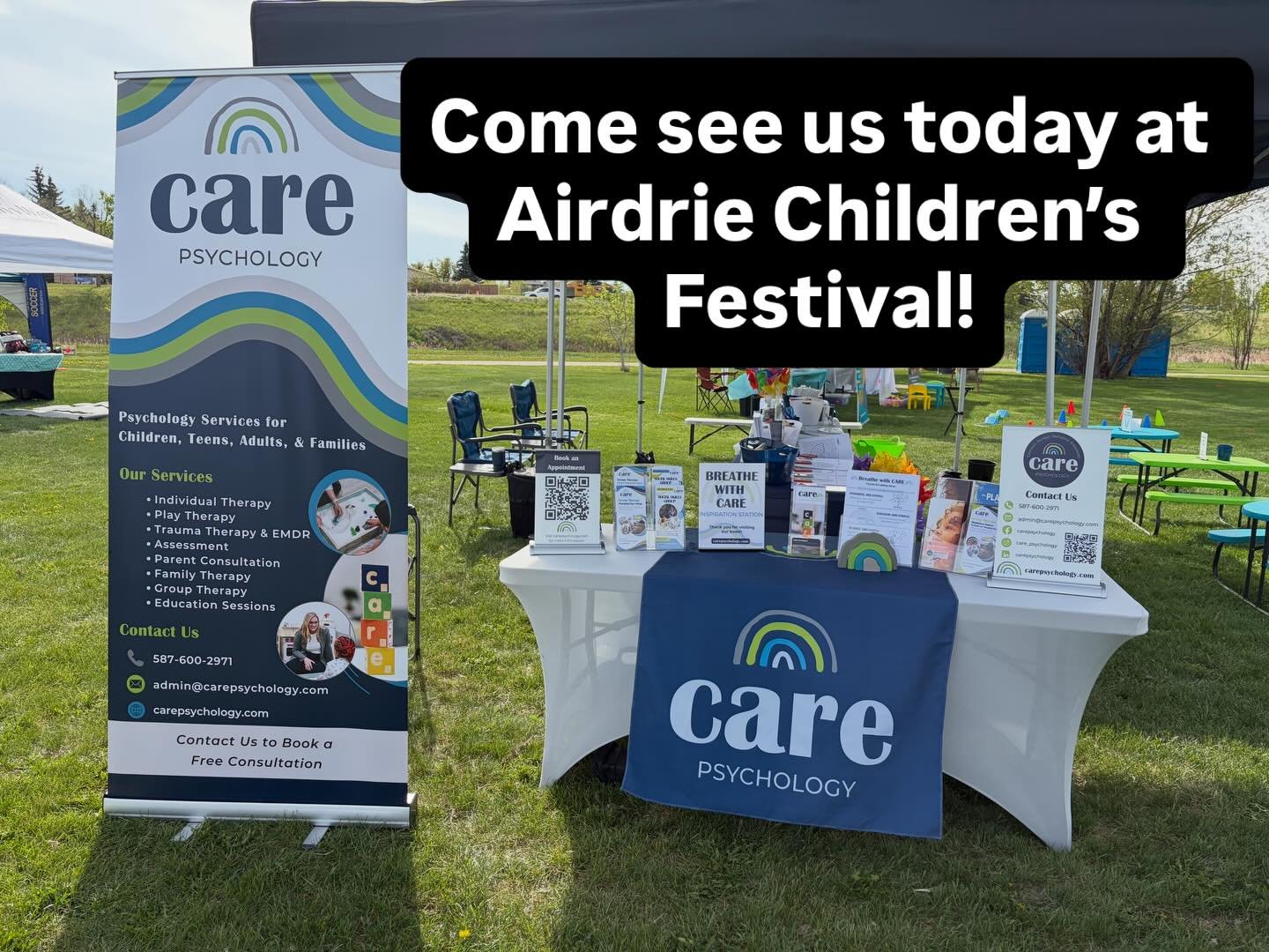 The Airdrie Children&rsquo;s Festival starts TODAY! 🎈
Come find us at our Inspiration Station &mdash; Nose Creek Regional Park, May 23 &amp; 24, 10AM&ndash;4PM.
We can&rsquo;t wait to see you there!