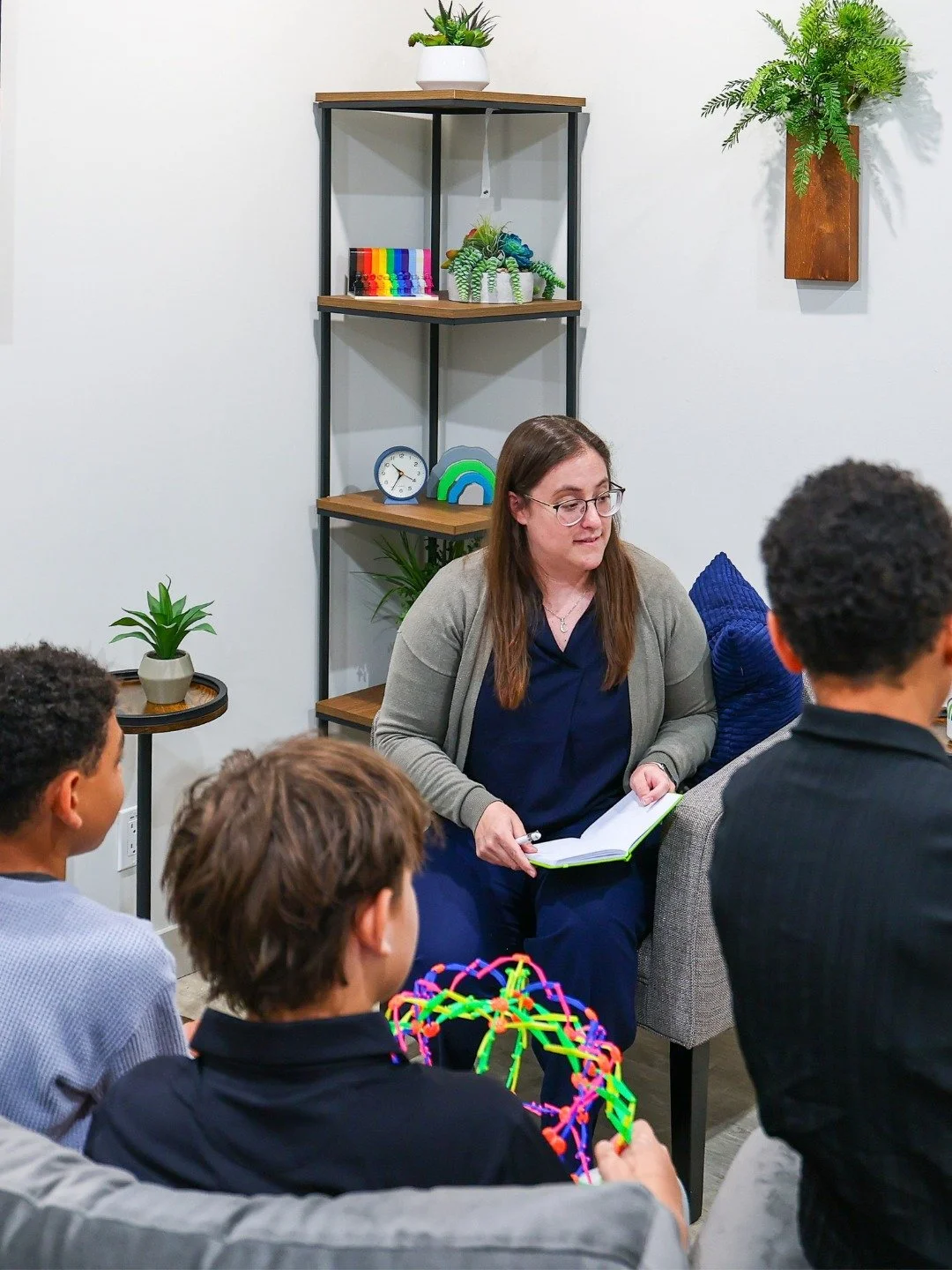 Have you ever wondered what group therapy is actually like? 💙

It's not a circle of strangers sharing their deepest secrets. It's a space where people with similar experiences come together, guided by a trained therapist, to learn, practice, and con