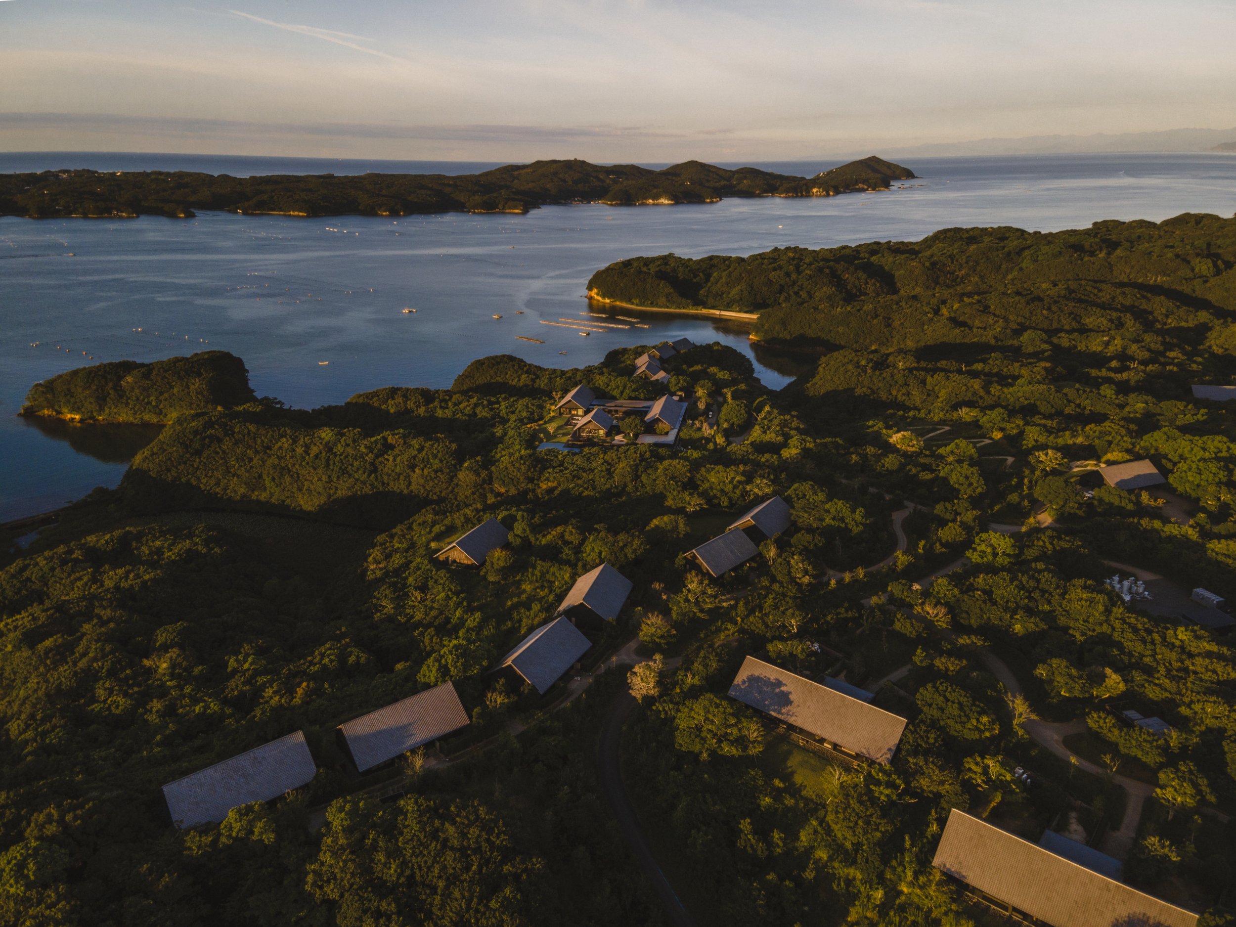 Amanemu, Japan - drone shot of resort.tif