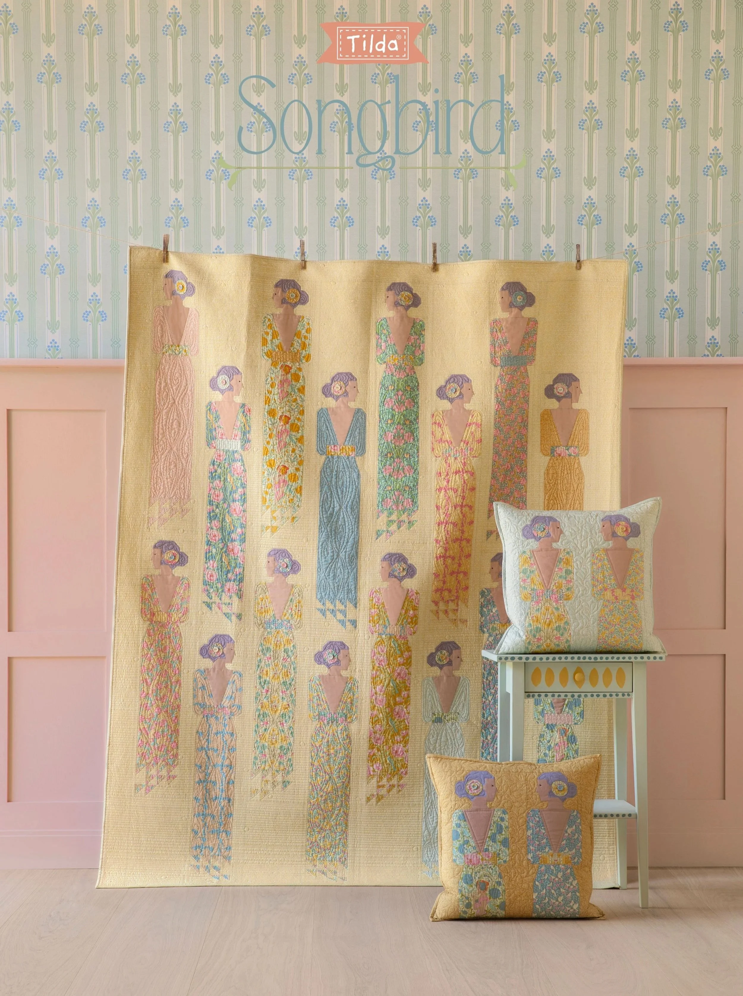 Tilda Songbird quilt and sewing projects