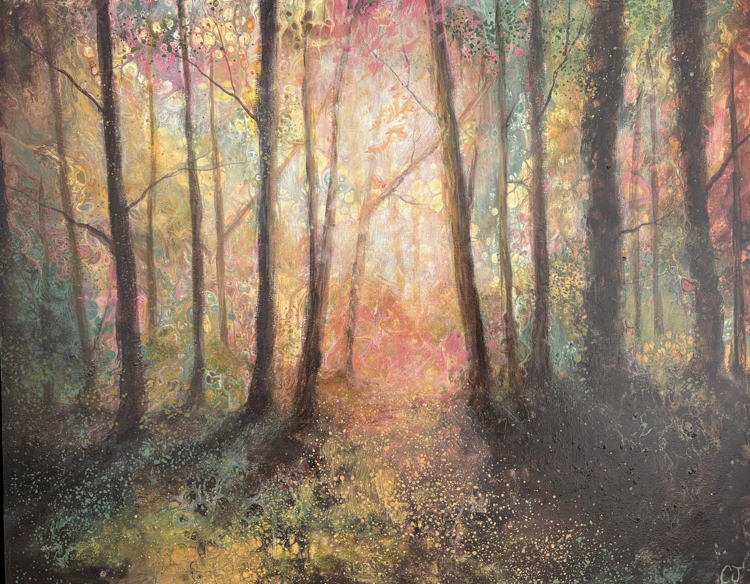 Vibrant Rays painting.jpg