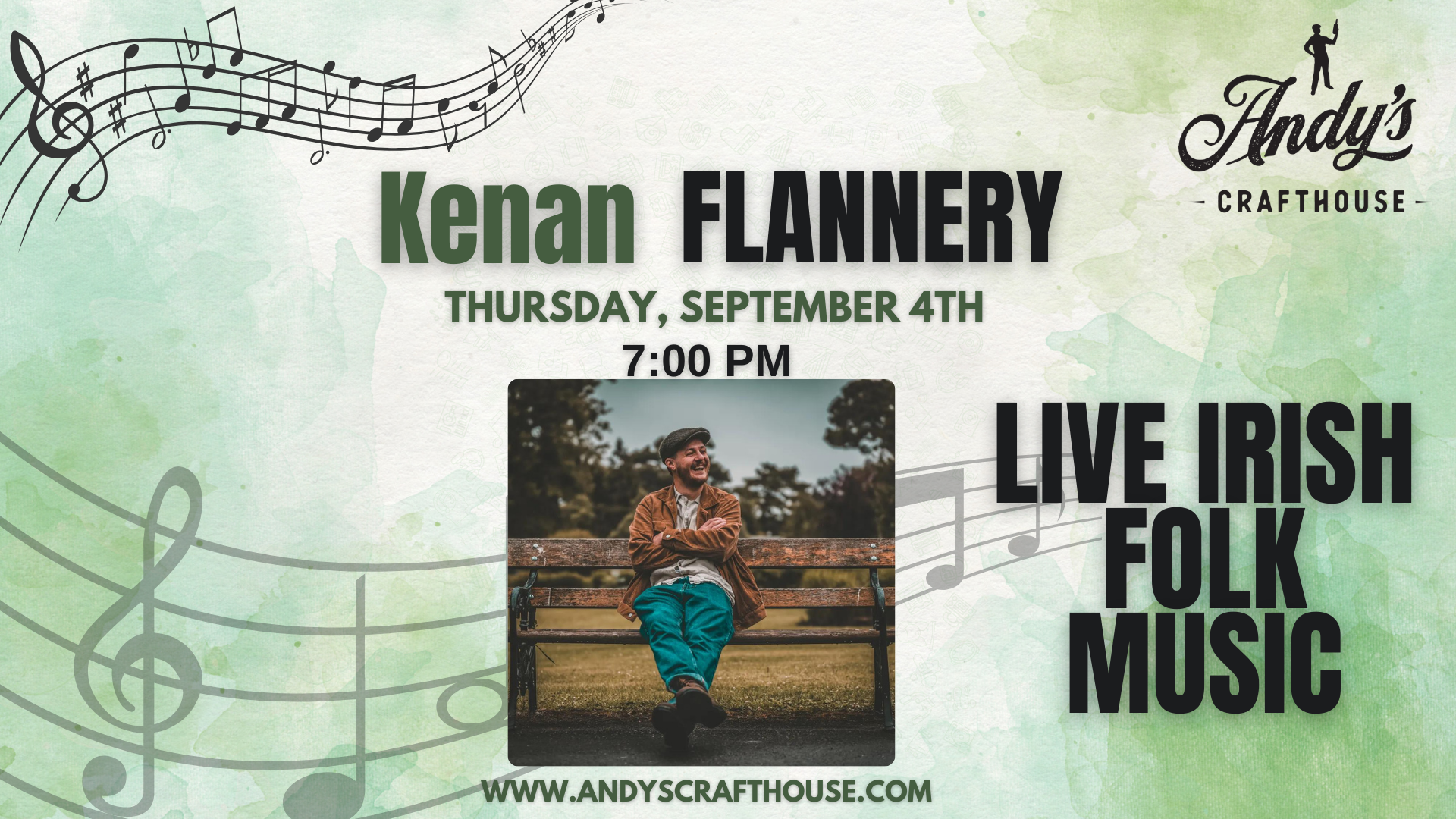 Live Folk Music with Kenan Flannery
