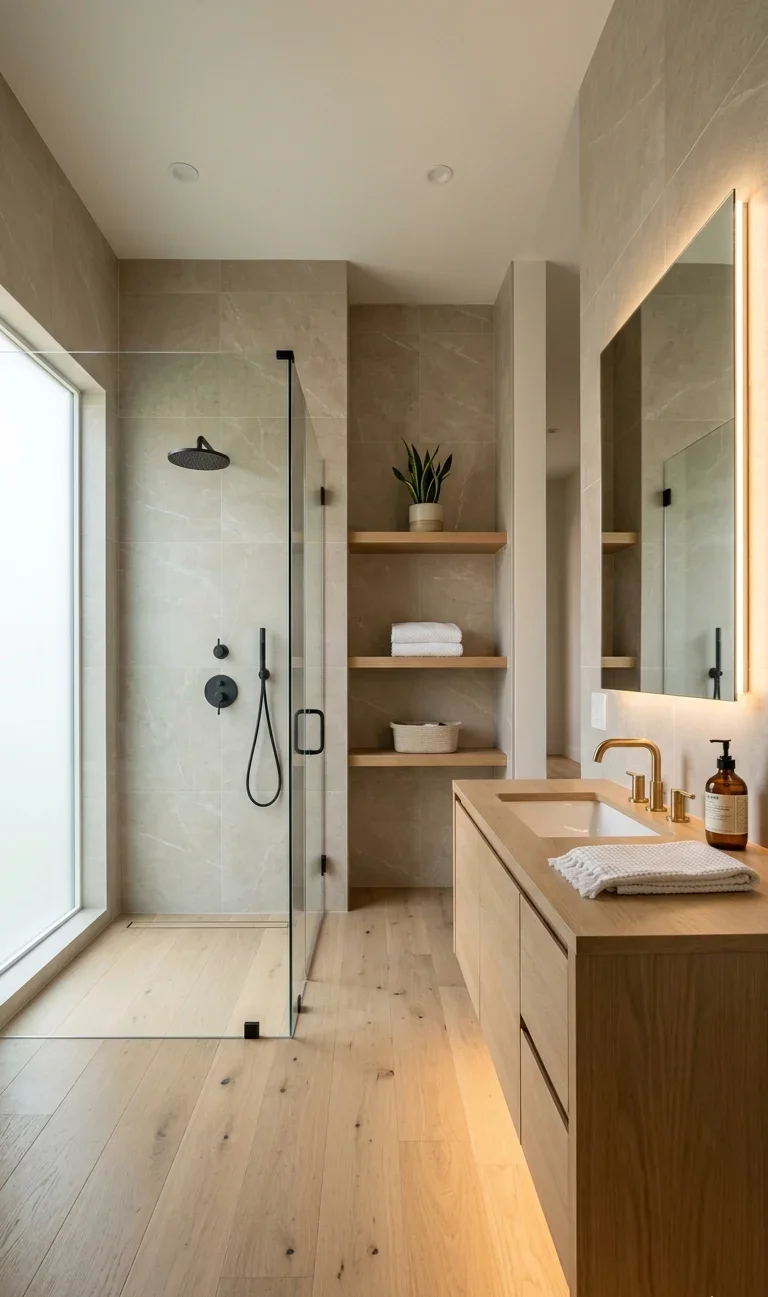 20 Modern Minimalist Bathroom Ideas You Can Shop on Amazon Right Now